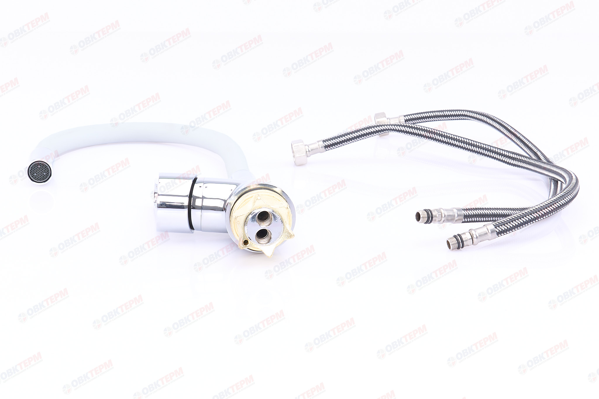 Смеситель д/кухни REFLECTOR AKSA NTF-04-05-REFL.WHITE   ГАЙКА (10 шт/ящ) - Изображение №4