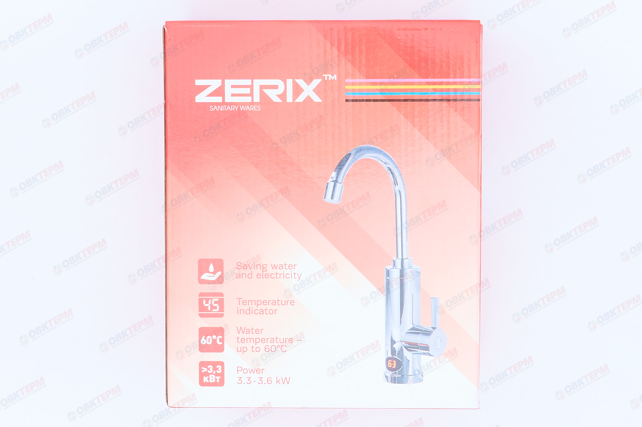 Водонагреватель на мойку ZERIX ELW14-E с индек. темп, RESET. / 3,3 kW(12шт/уп) - Изображение №5