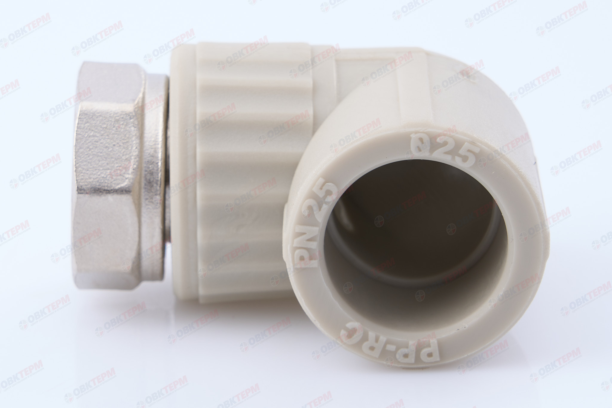 НВ СНГ 25 * 3/4"    угловая     БЕЛАЯ PP-R      (RTP)    (80/20) - Изображение №3