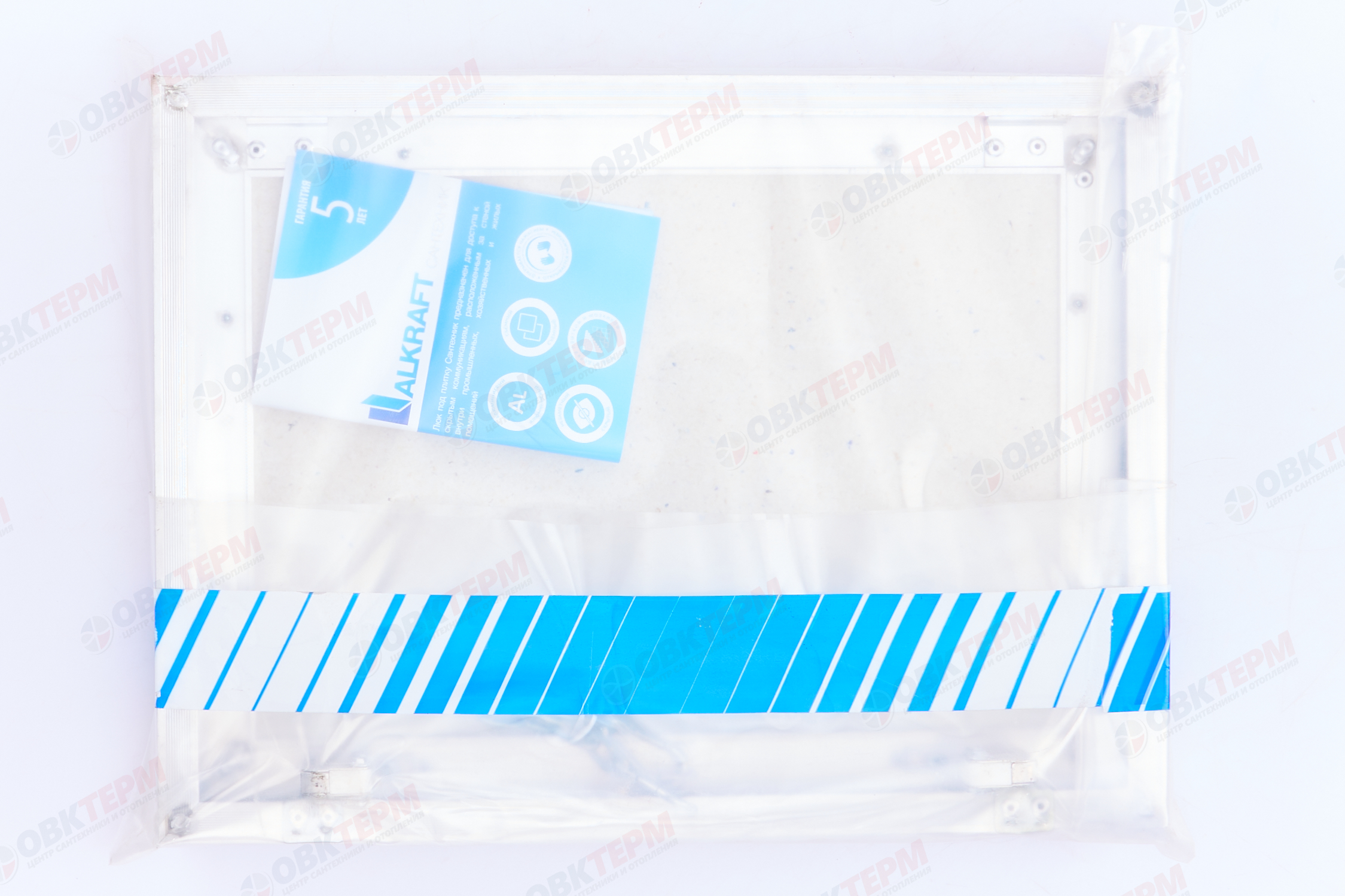 Люк под плитку "Сантехник" съемный Ш400*В300 ALKRAFT - миниатюра №8