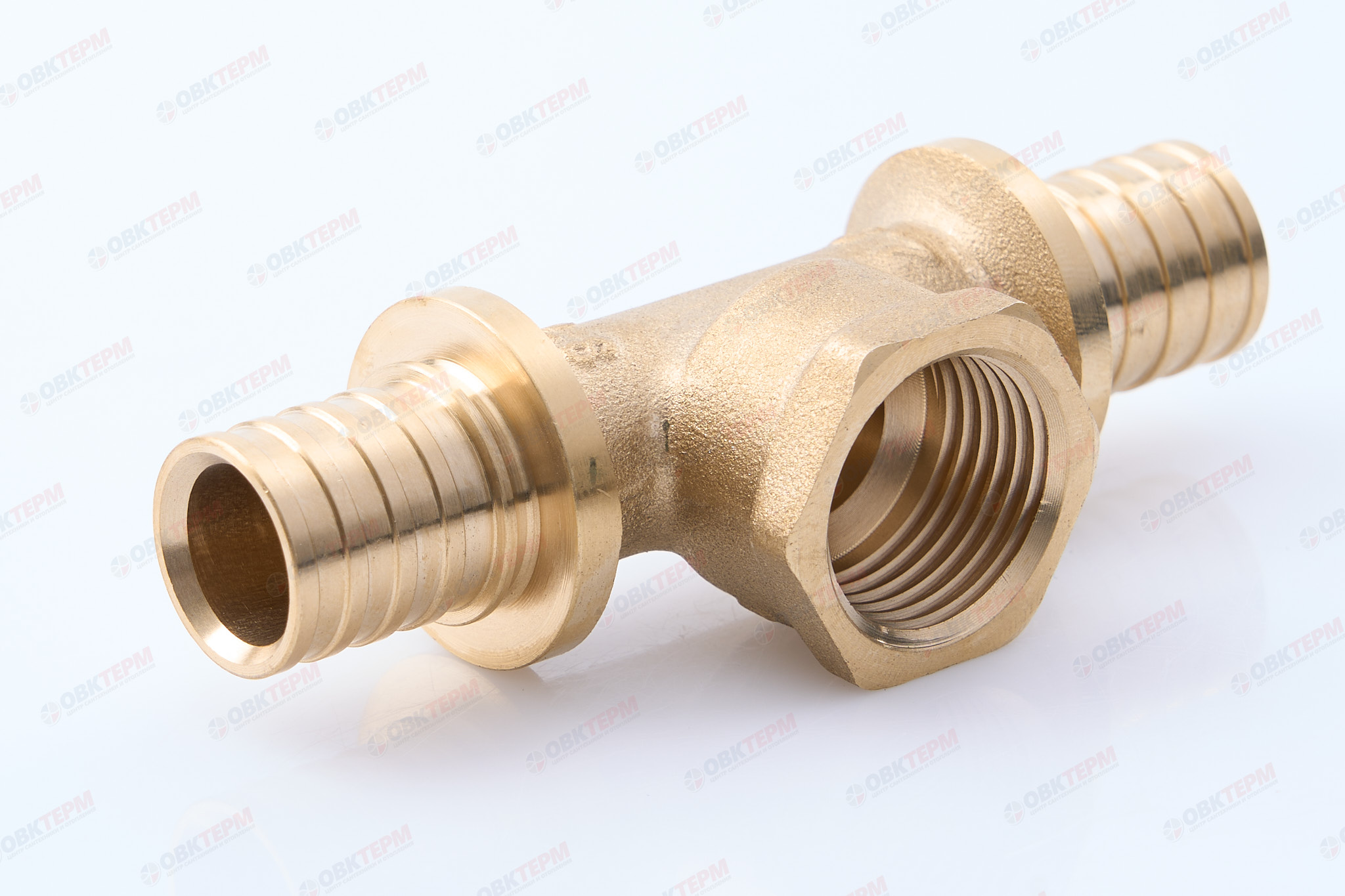 Тройник  аксиальный 20-2,8 х 1/2"в х 20-2,8       TIM         (120/15шт) - Изображение №1