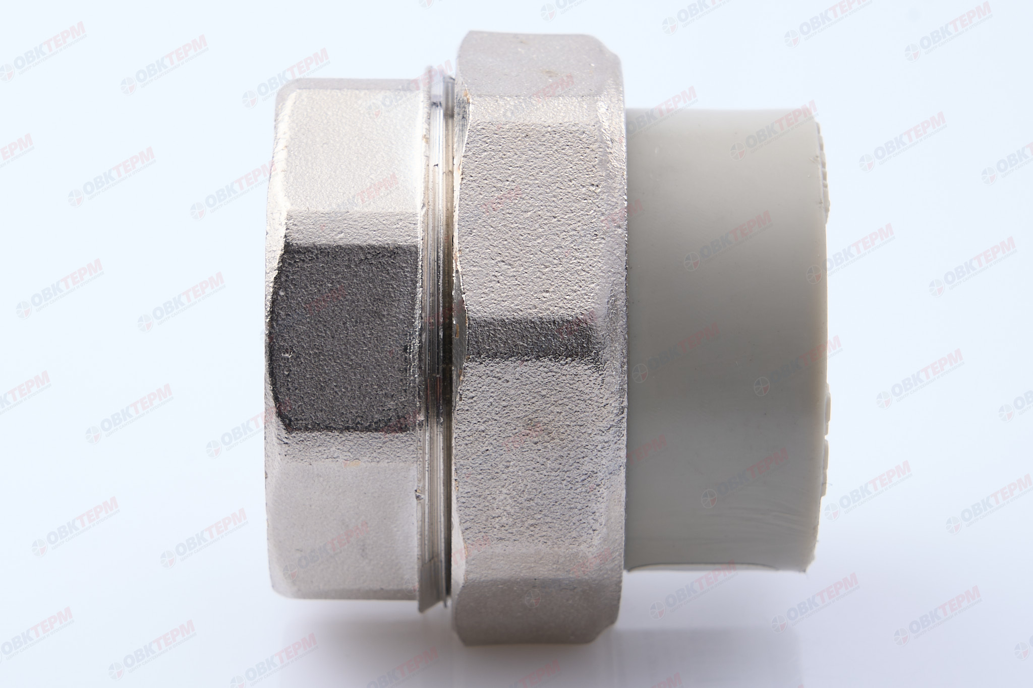 Разборное соединение   32 *  1 1/4"  В    СЕРОЕ PP-R    (RTP)    (80/10) - миниатюра №3