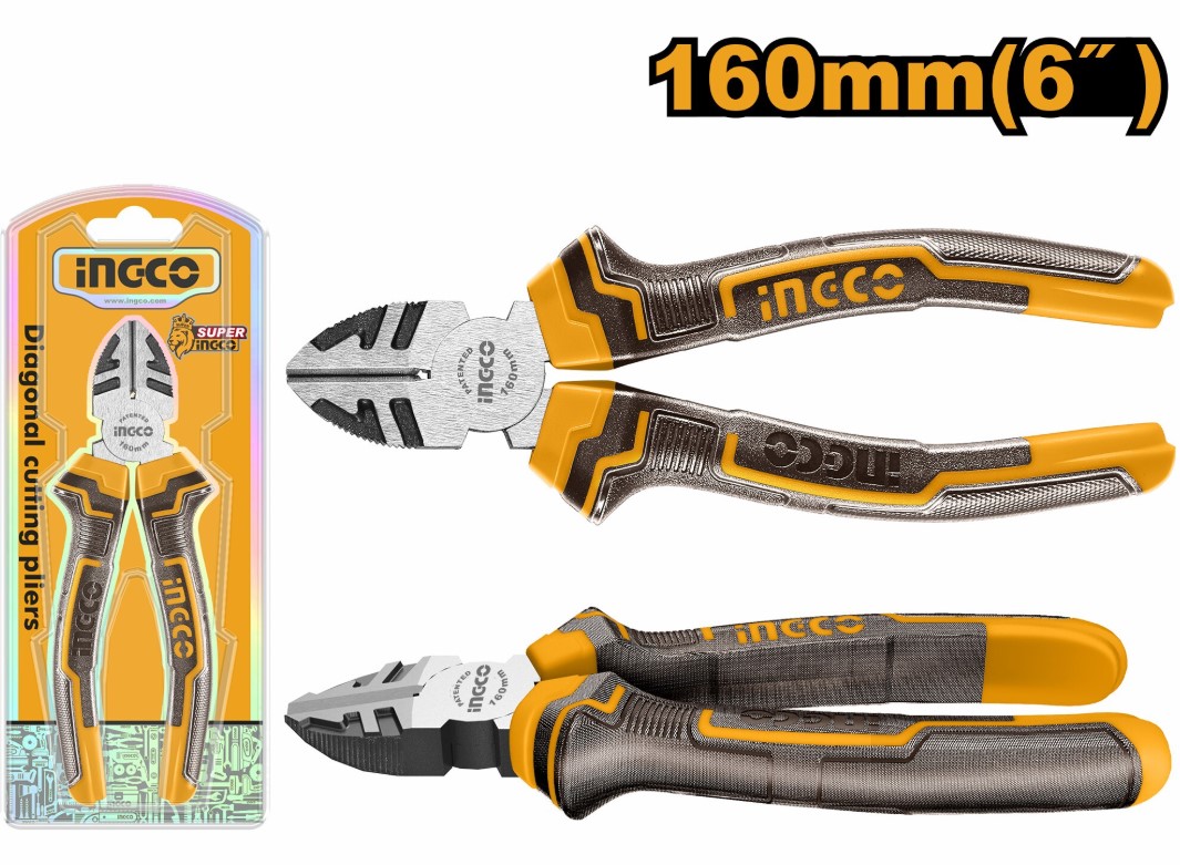 Бокорезы 160 мм с двухкомпонентной ручкой INGCO - Изображение №2