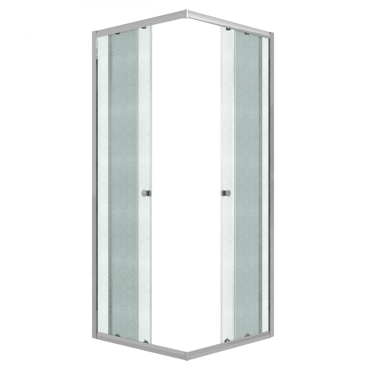 Душ. ограждение NIAGARA NG-1008-14QMT (800х800х1900) стекло матовое (БЕЗ ПОДДОНА) - Изображение №3