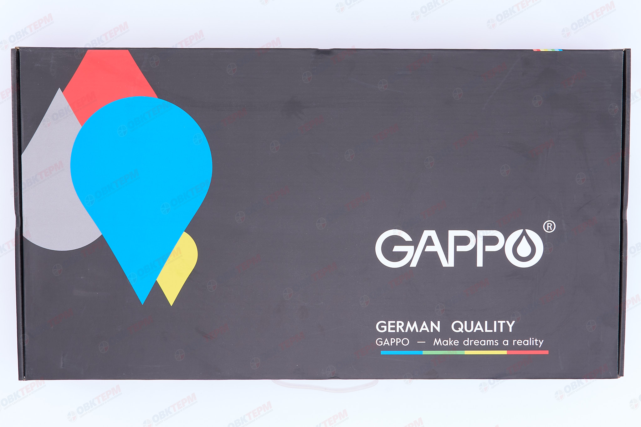 Смеситель д/кухни под ФИЛЬТР GAPPO G4398-69 латунь /оружейная сталь (Ø35, на гайке) - миниатюра №8