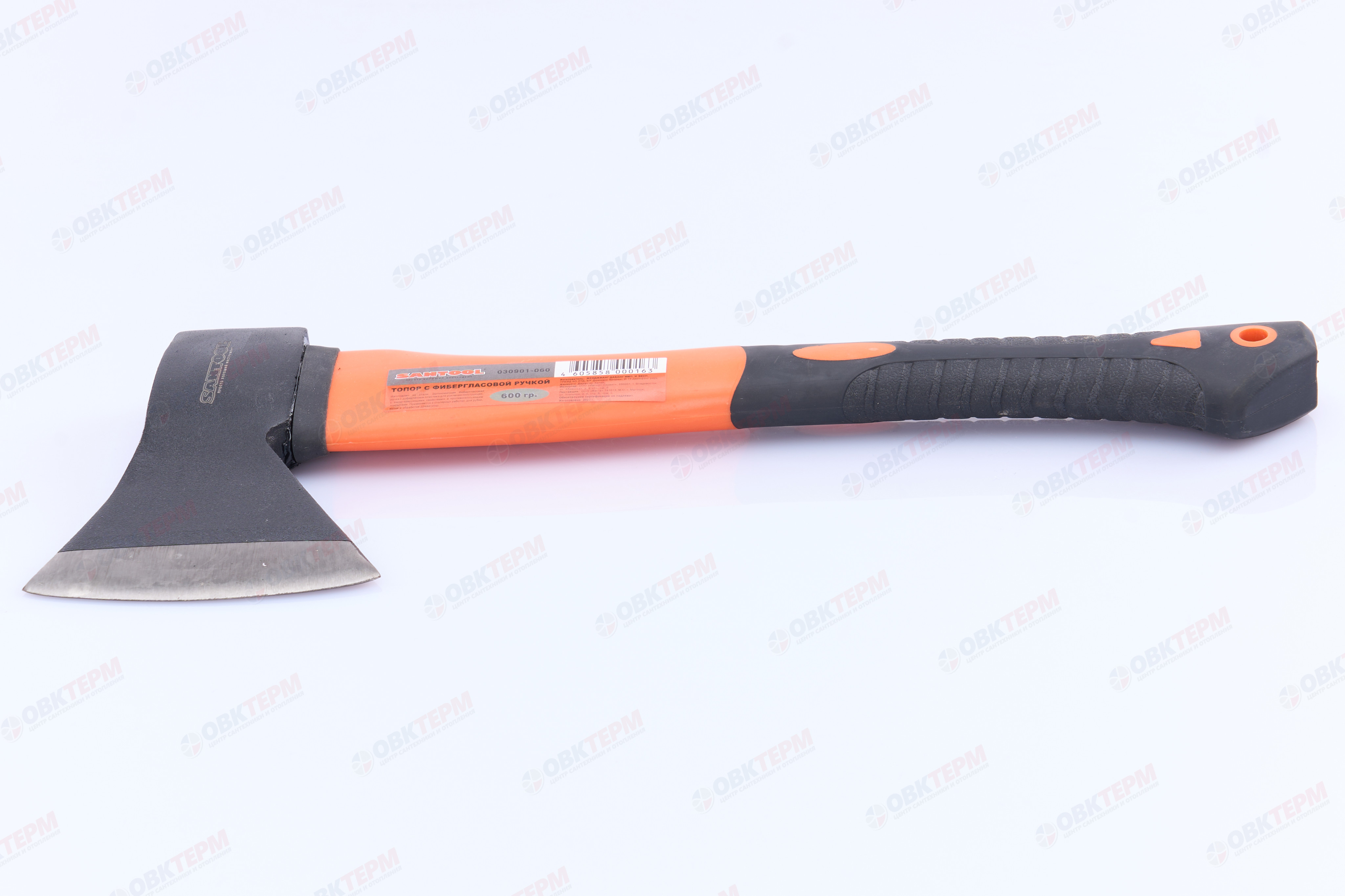 Топор 600 гр фиберглассовая ручка SANTOOL - Изображение №3