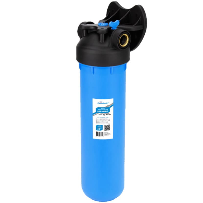 АКВАБРАЙТ    Фильтр-колба  ВВ20  2-х комп.  1"   (4шт/уп) С КРЕПЛЕНИЕМ - Изображение №1