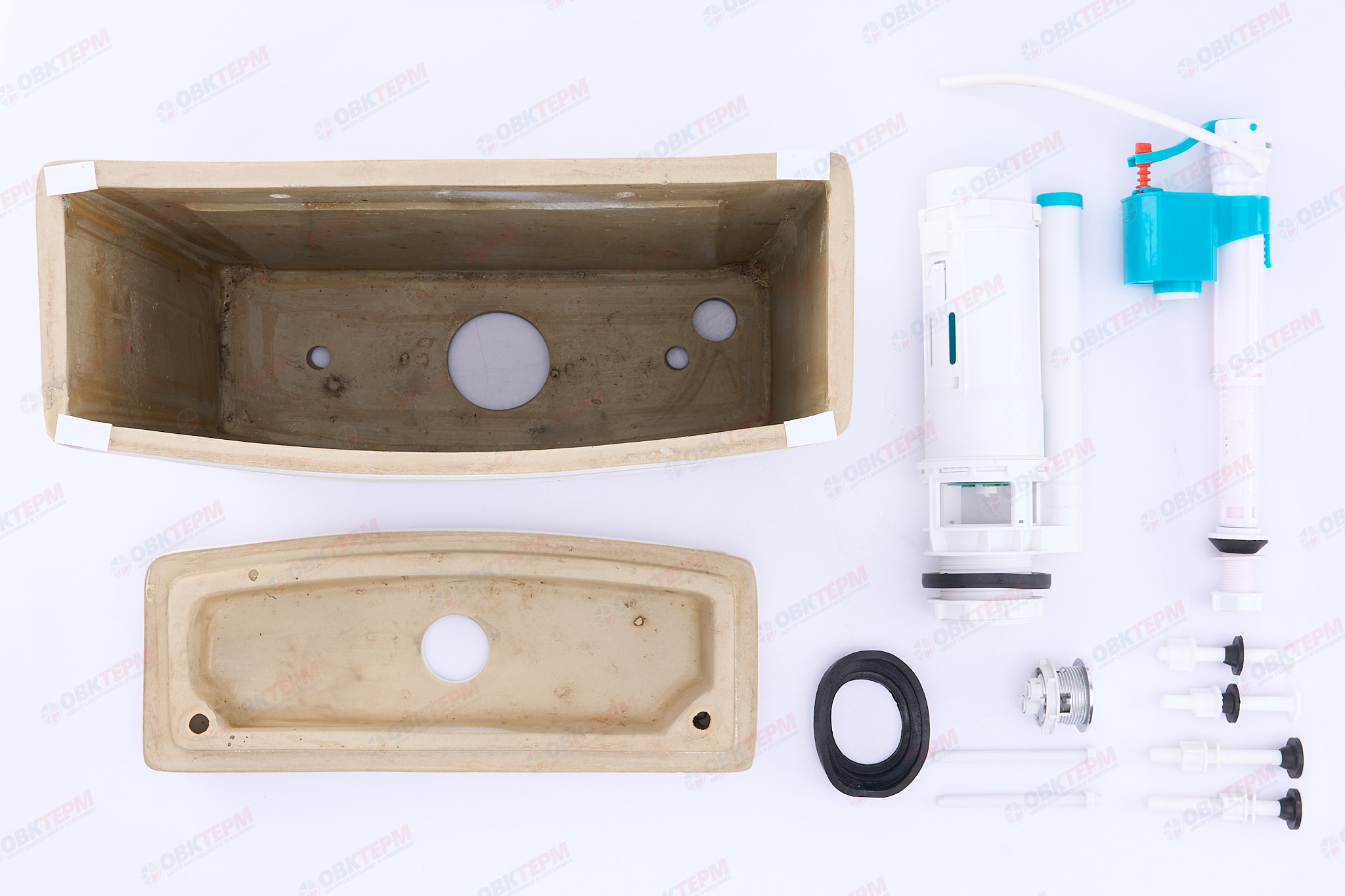 Бачок ALT-003 ALIOTTI   (унитаз  ALT-003),нижний подвод (140мм) - миниатюра №8