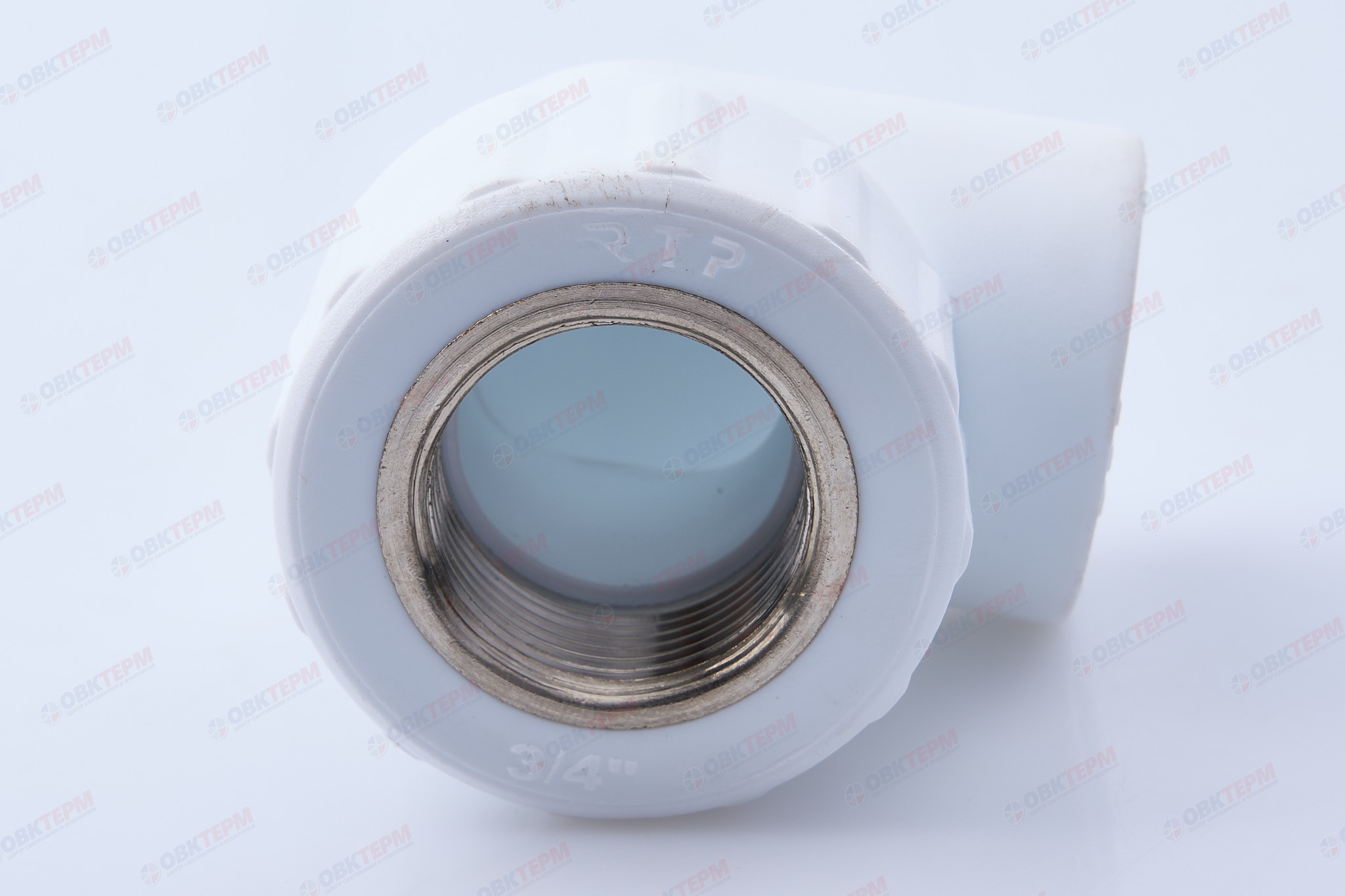 Угол с МРВ  25 * 3/4"   БЕЛЫЙ PP-R   (RTP)    (60/20) - Изображение №3