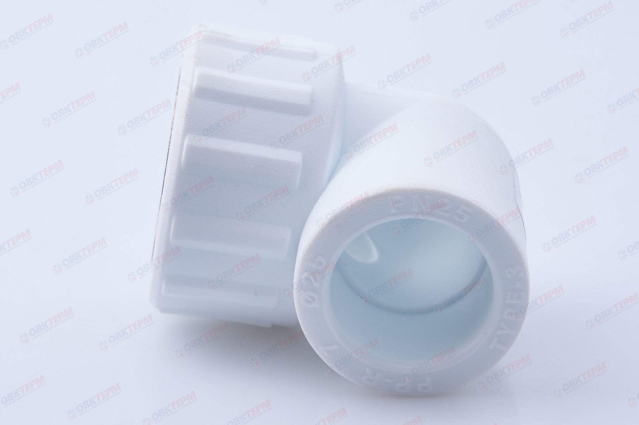 Угол с МРВ  25 * 3/4"   БЕЛЫЙ PP-R   (RTP)    (60/20) - Изображение №4