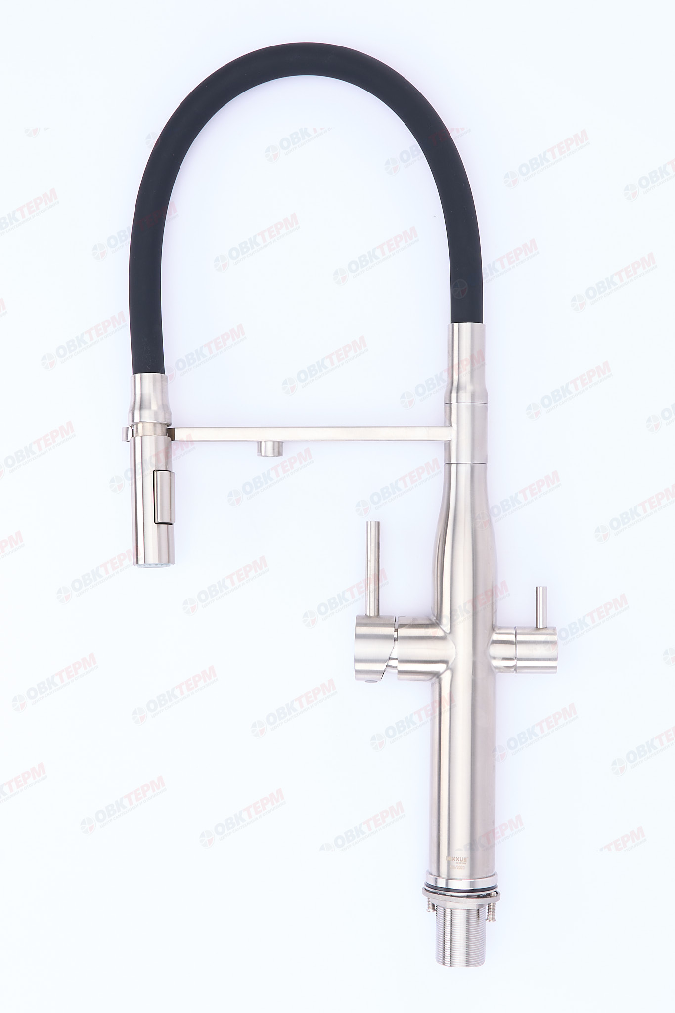 Смеситель д/кухни под ФИЛЬТР MIXXUS VTM-021 BLACK REFL BLACK нерж/сталь (10 шт/ящ) - Изображение №2