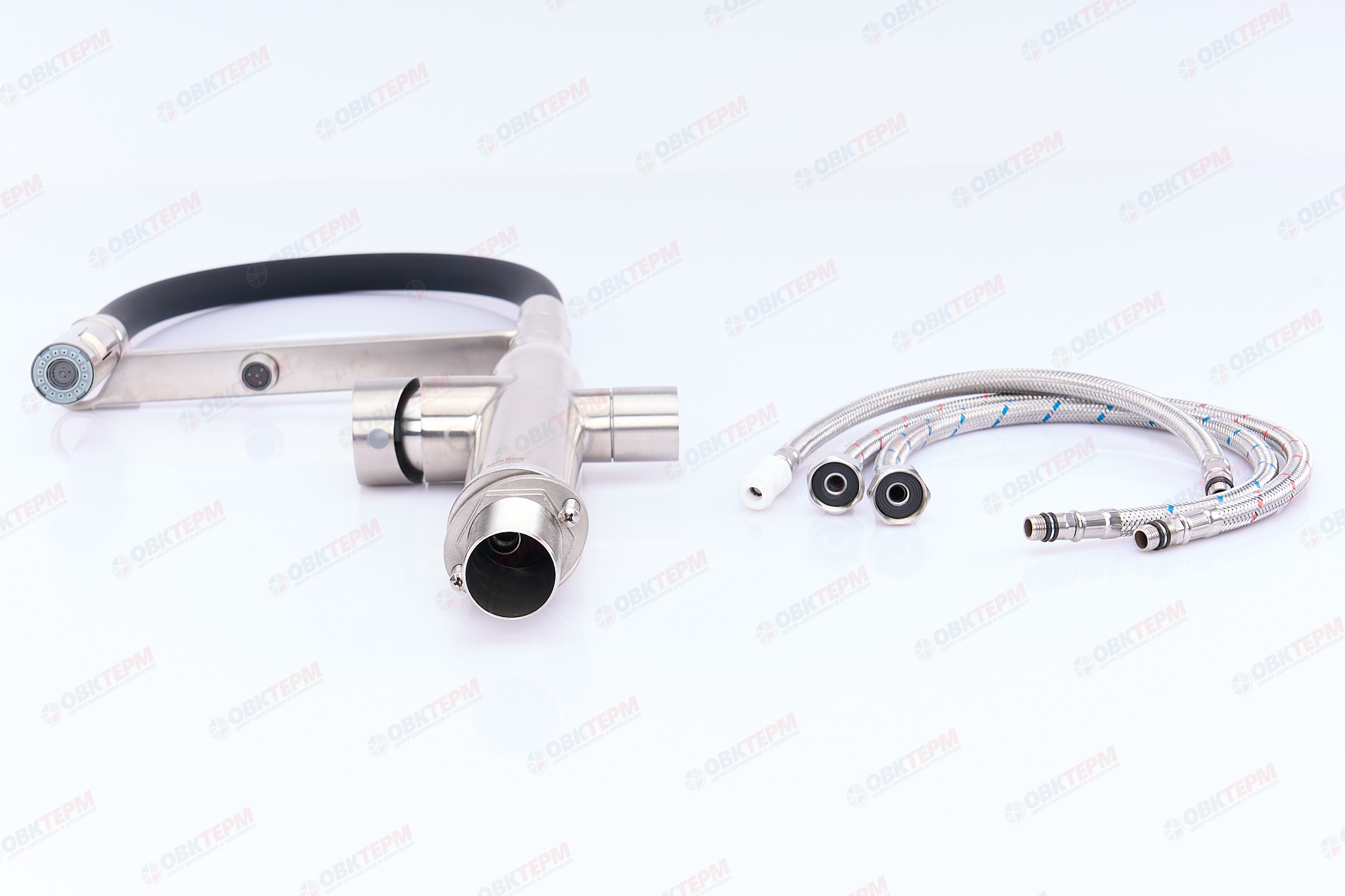 Смеситель д/кухни под ФИЛЬТР MIXXUS VTM-021 BLACK REFL BLACK нерж/сталь (10 шт/ящ) - Изображение №4