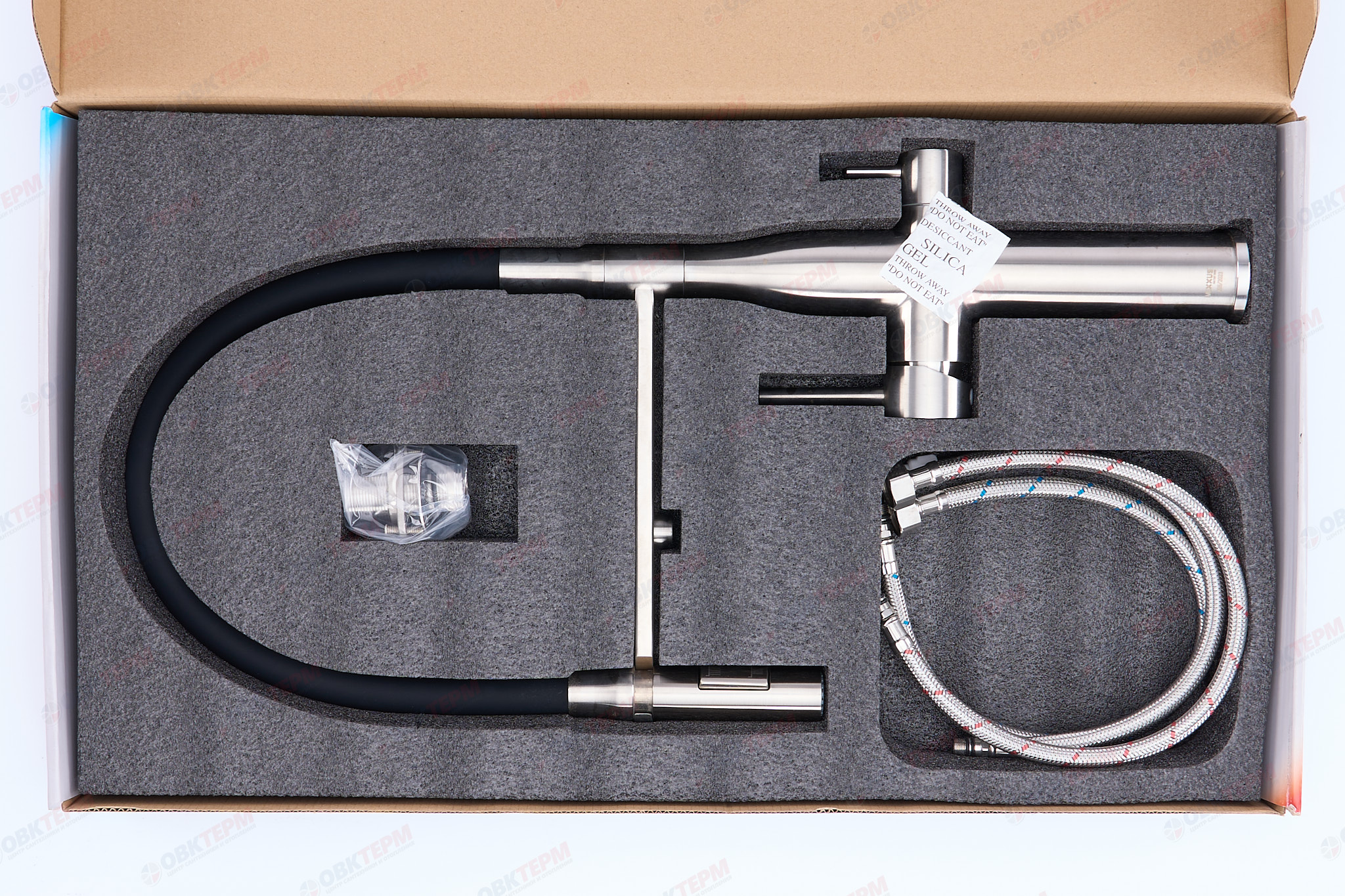 Смеситель д/кухни под ФИЛЬТР MIXXUS VTM-021 BLACK REFL BLACK нерж/сталь (10 шт/ящ) - Изображение №5