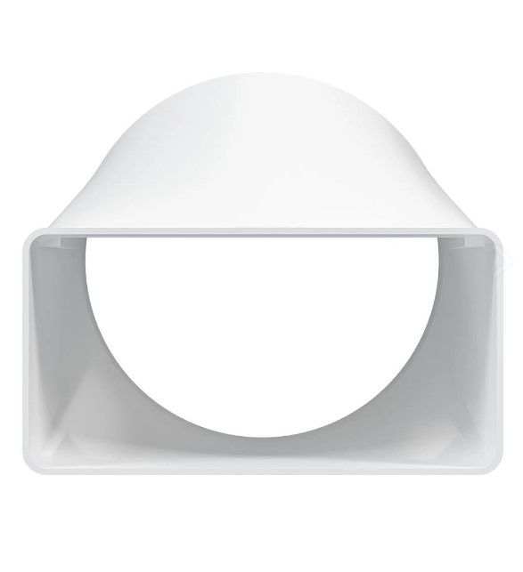 Переходник эксцентриковый плоского канала 55*115 с круглым d100 (48шт/уп) Эра - Изображение №3