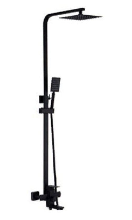 Душ/система нерж/сталь ZERIX  KUB-009-J BLACK cm (6 шт/ящ) - изображение №1