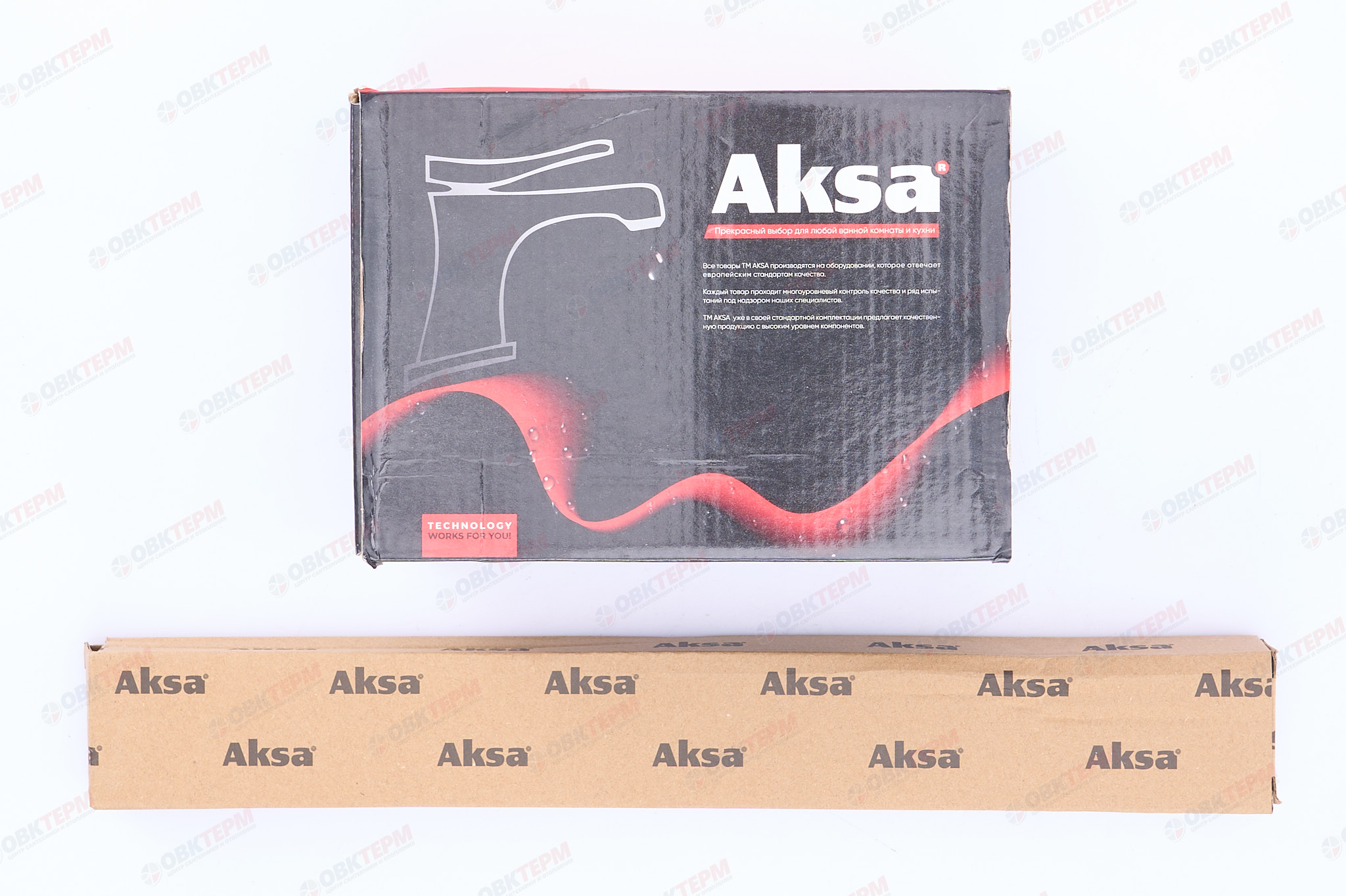 Смеситель д/ванны AKSA DTM-07-07 Ø40  (10 шт/ящ) - Изображение №5