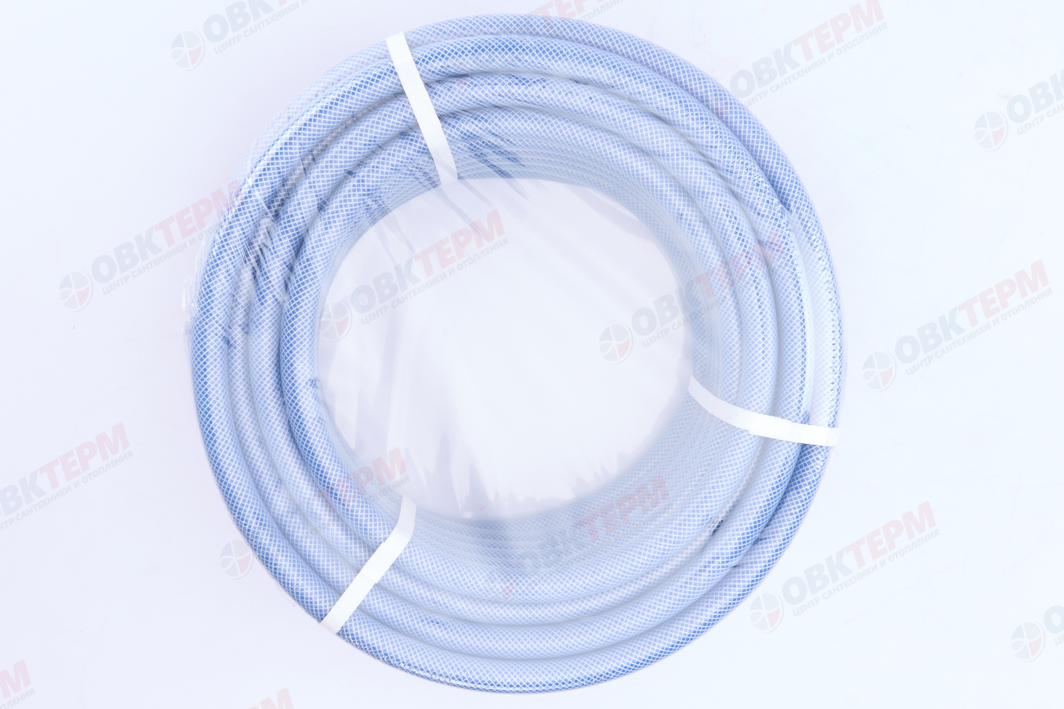 Шланг поливочный ТЭП  "Horke" RAIN, 3/4  3-х слойный,армированный,синий/прозрачный (25м) - Изображение №5