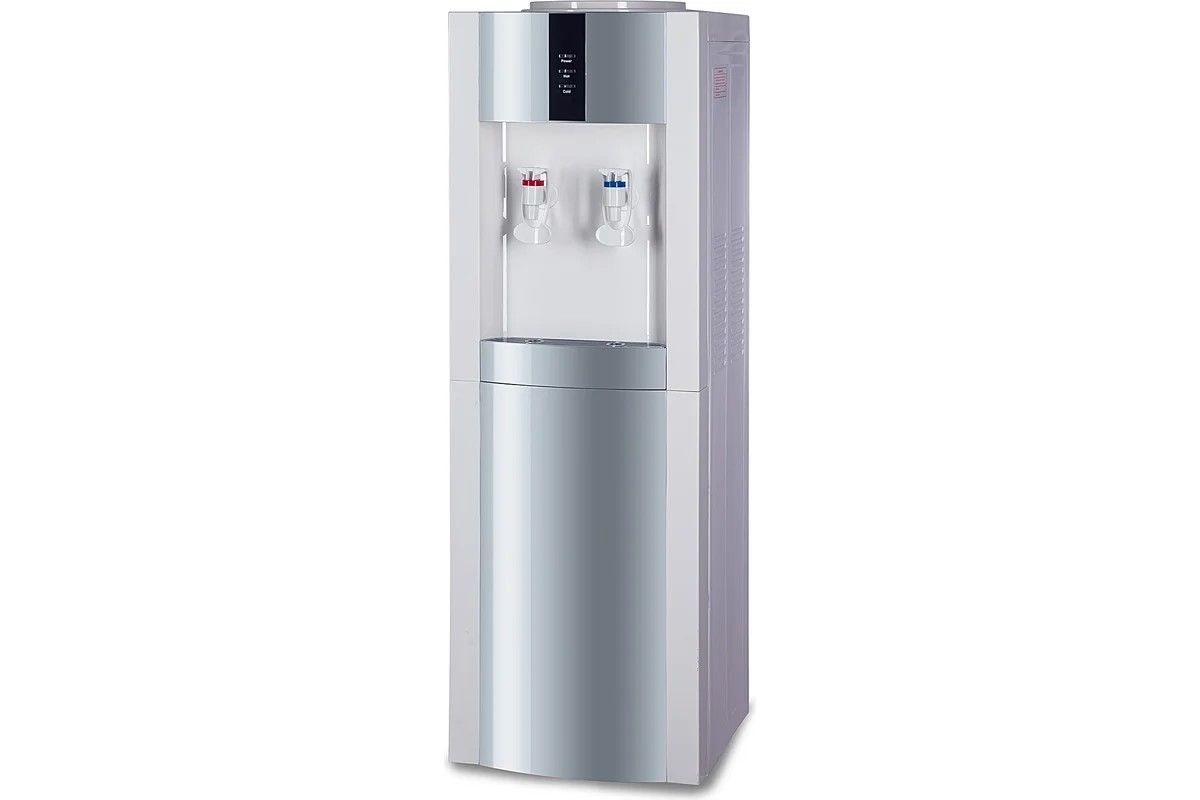 Напольный кулер Ecotronic V21-L white/silver с компрессорным охлаждением - изображение №1