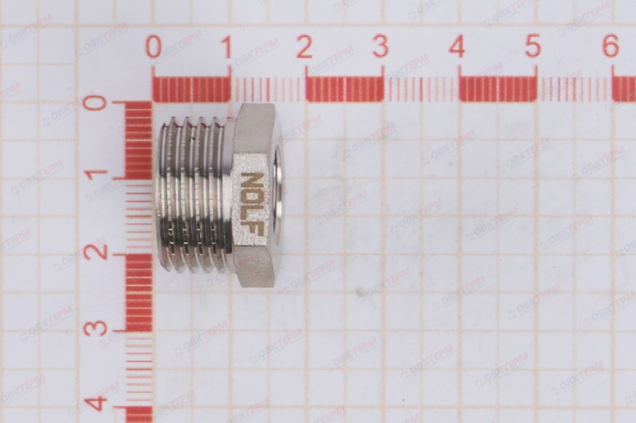 Футорка    1/2" - 1/4"   Никель NOLF Classic F0206-N                   (960) - миниатюра №6