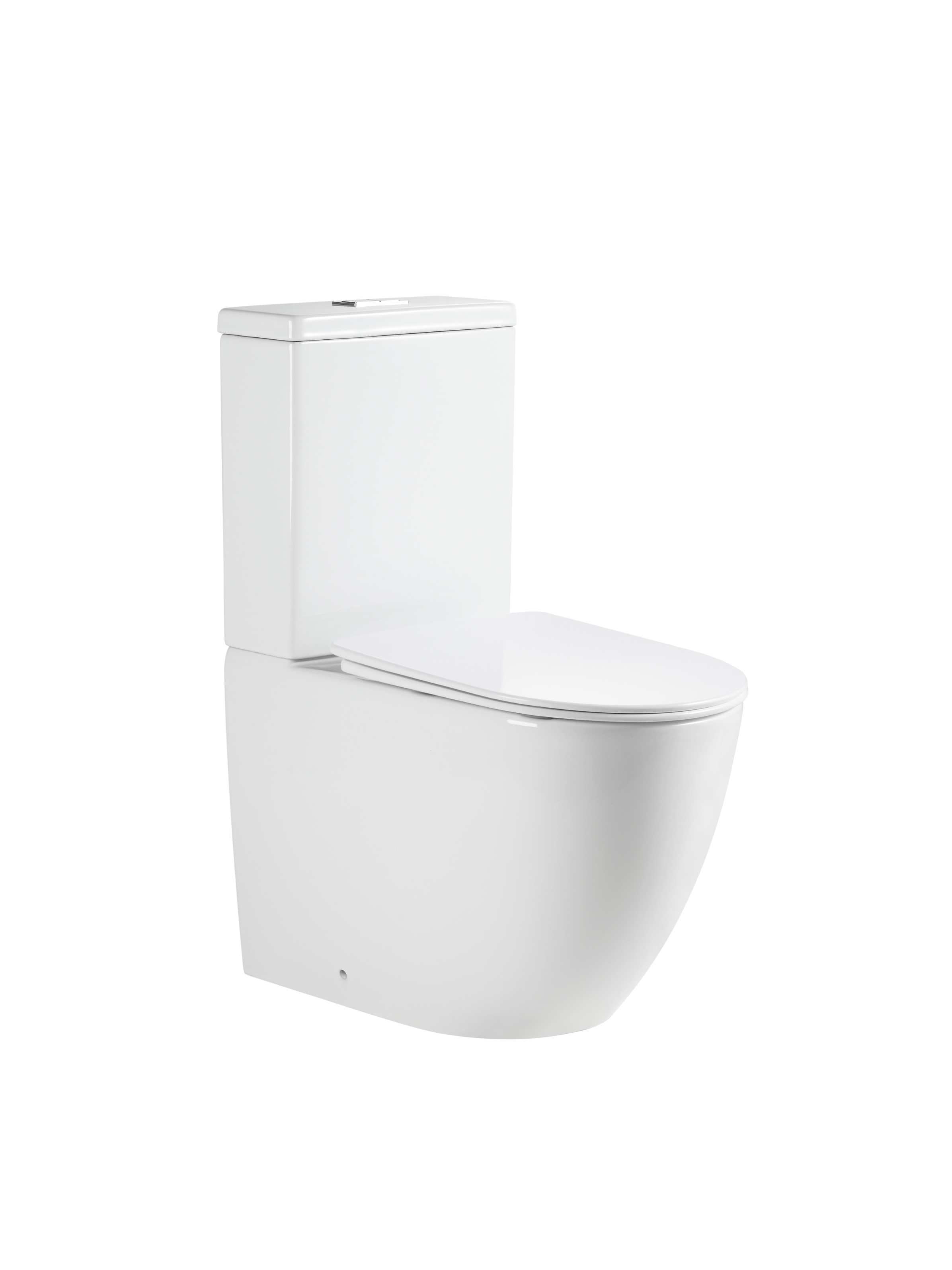 Унитаз-компакт OVO FABIO 45, SC, ультратонкое, дюропласт, прям. выпуск* - Изображение №2