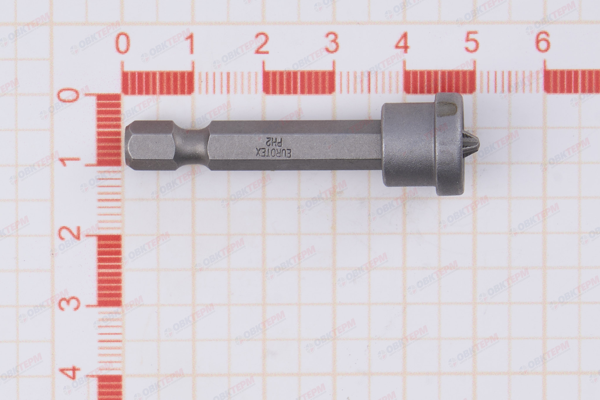 Биты PH2 50 мм с ограничителем, для больших нагрузок EUROTEX - миниатюра №8