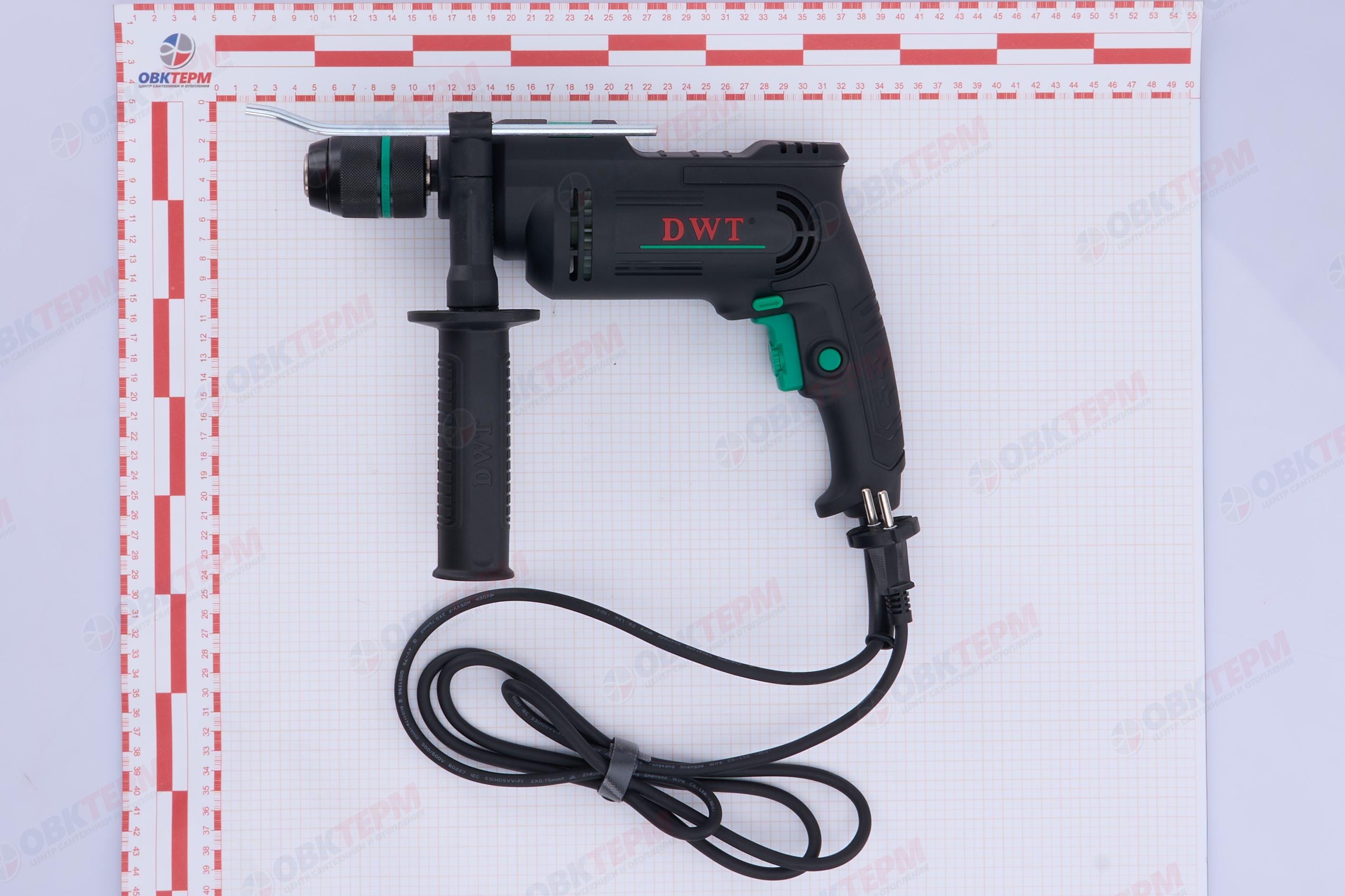 Дрель ударная DWT 810Вт 0-2800об/мин БЗП 13мм (1/5) - миниатюра №17