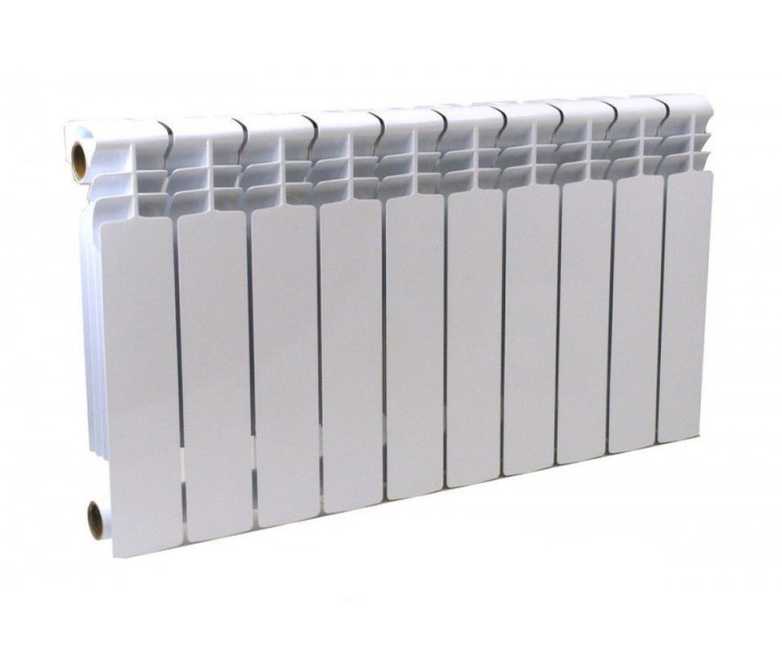 Биметалл радиатор    350/80  BITHERM  (сборка 10 секций, 104 Вт, 0,94 кг, ГОСТ 31311-2005) - Изображение №1