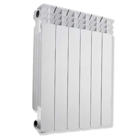 Биметалл радиатор    500/100  BITHERM Light  (сборка 10 секций, 133 Вт, 1,50 кг, ГОСТ 31311-2005) - Изображение №1