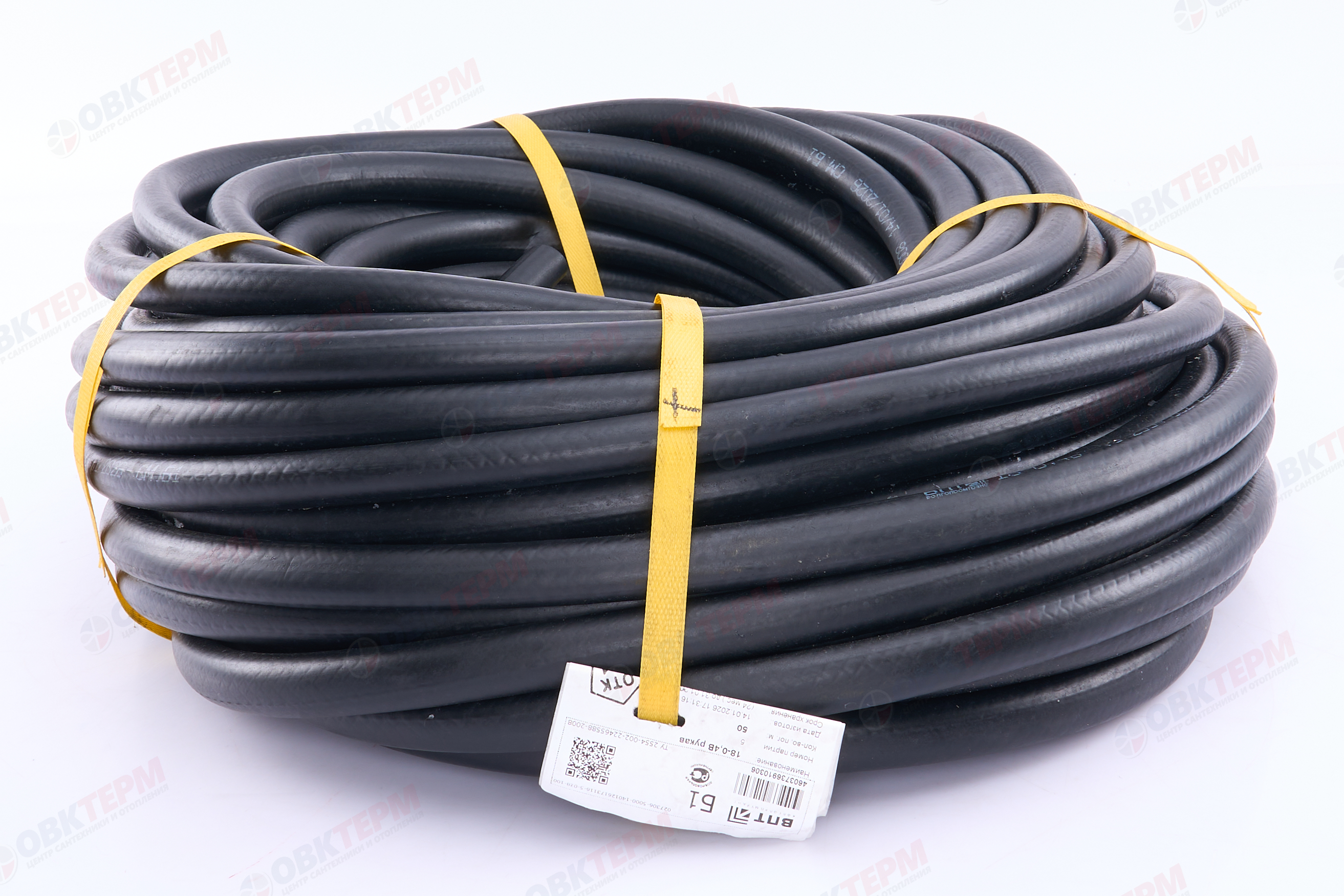 Шланг рукав  черный   18 - 0.4-В   (рукав поливочный с нитяным каркасом) (50м) - Изображение №3