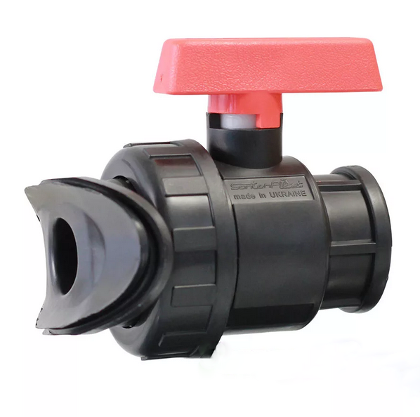 Кран шаровый LFT - 40 мм туман (GS)  70440   Aquapulse (4шт) - Изображение №1