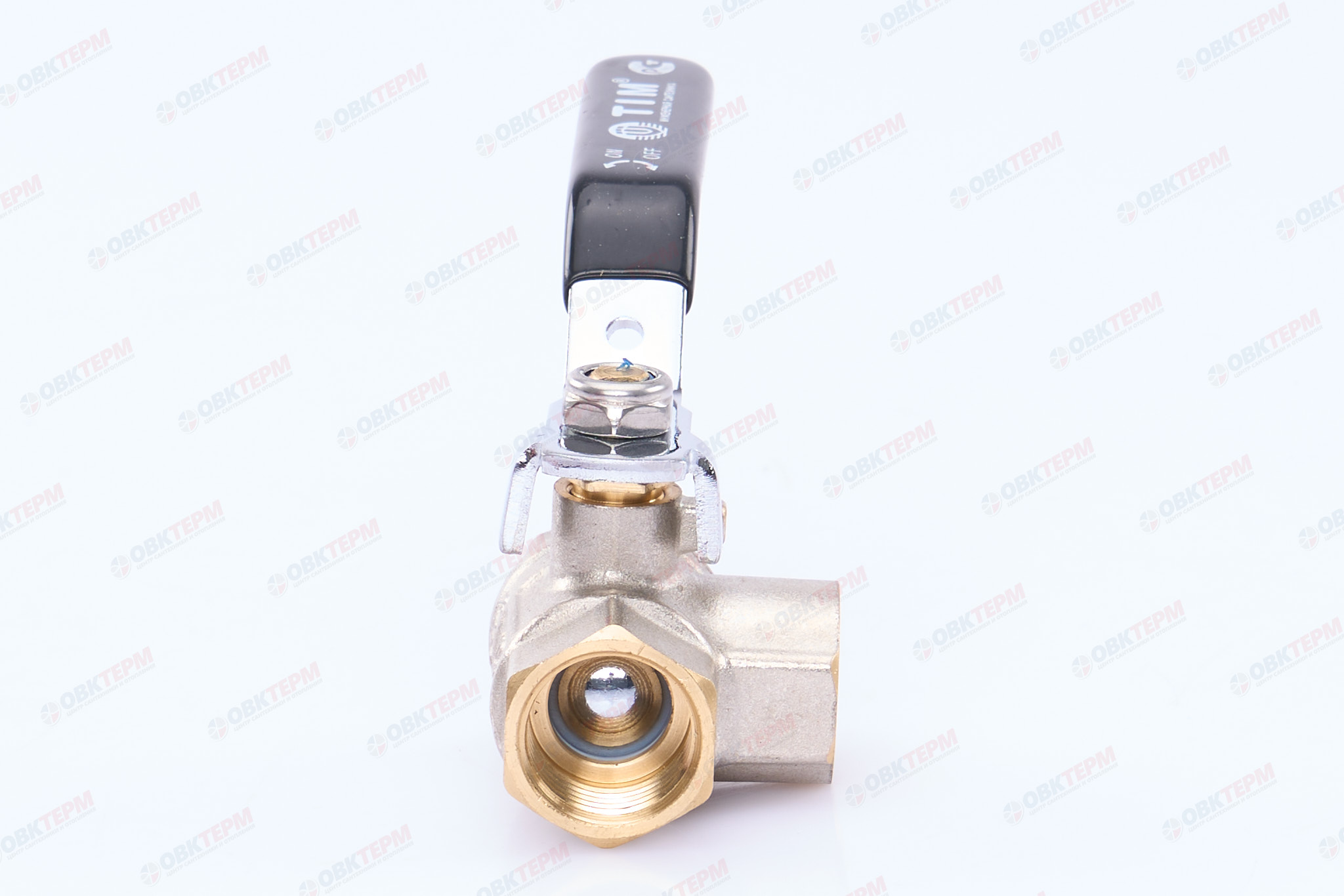 Кран 3-ходовой   шаровый     TIM     1/2" ВВВ (5шт/40 ящ) - Изображение №3