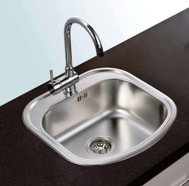 ZERIX мойка Z4947-08-180MD (micro decor) ВРЕЗНАЯ /сифон (10шт/ящ) - миниатюра №3