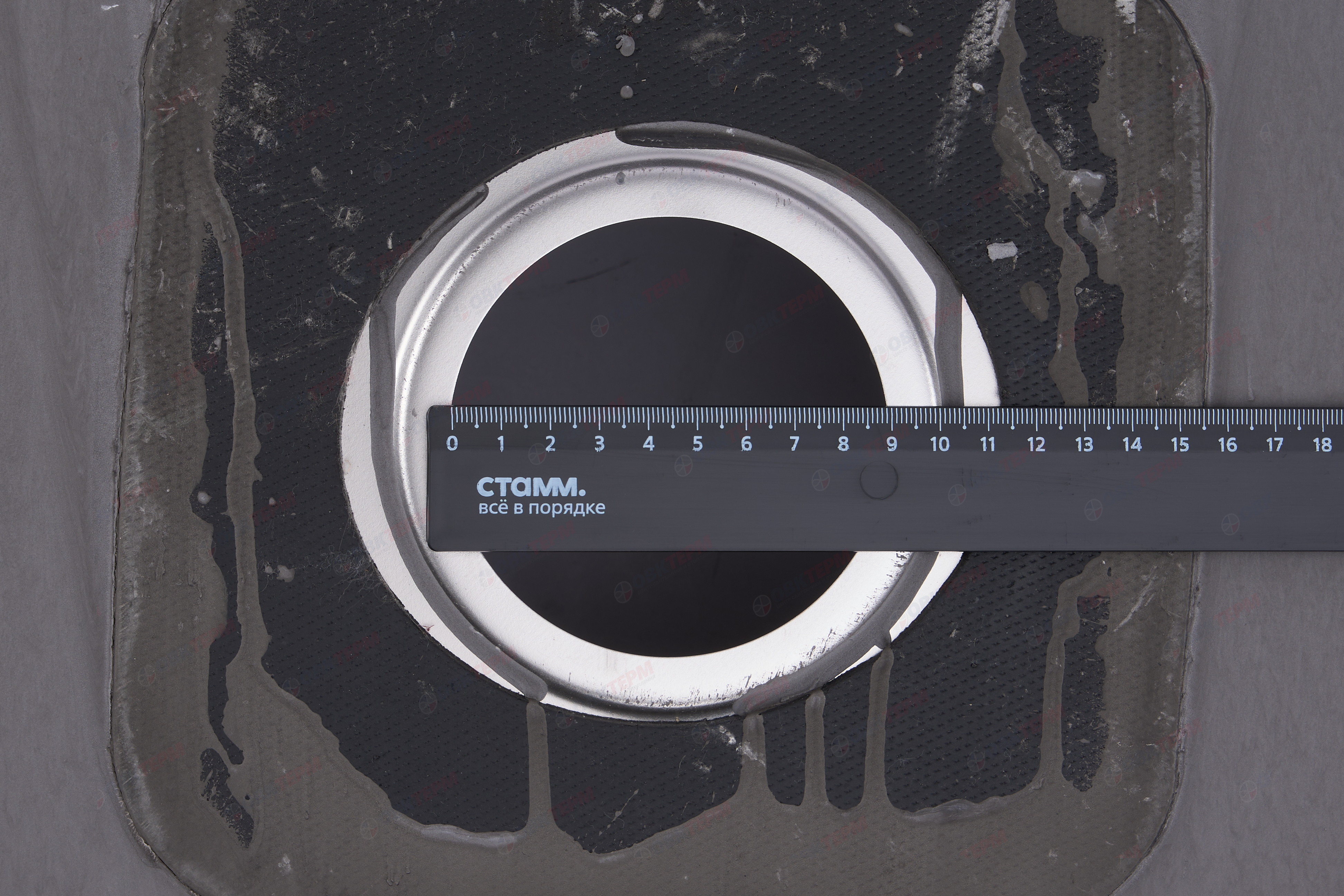 ZERIX мойка Z4947-08-180MD (micro decor) ВРЕЗНАЯ /сифон (10шт/ящ) - миниатюра №8