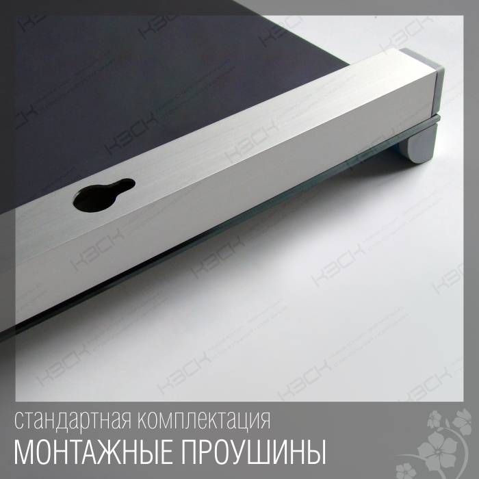 Зеркало  500х700 LED подсветка, с кноп. выкл. 9,6 Вт/м КЗСК - миниатюра №4