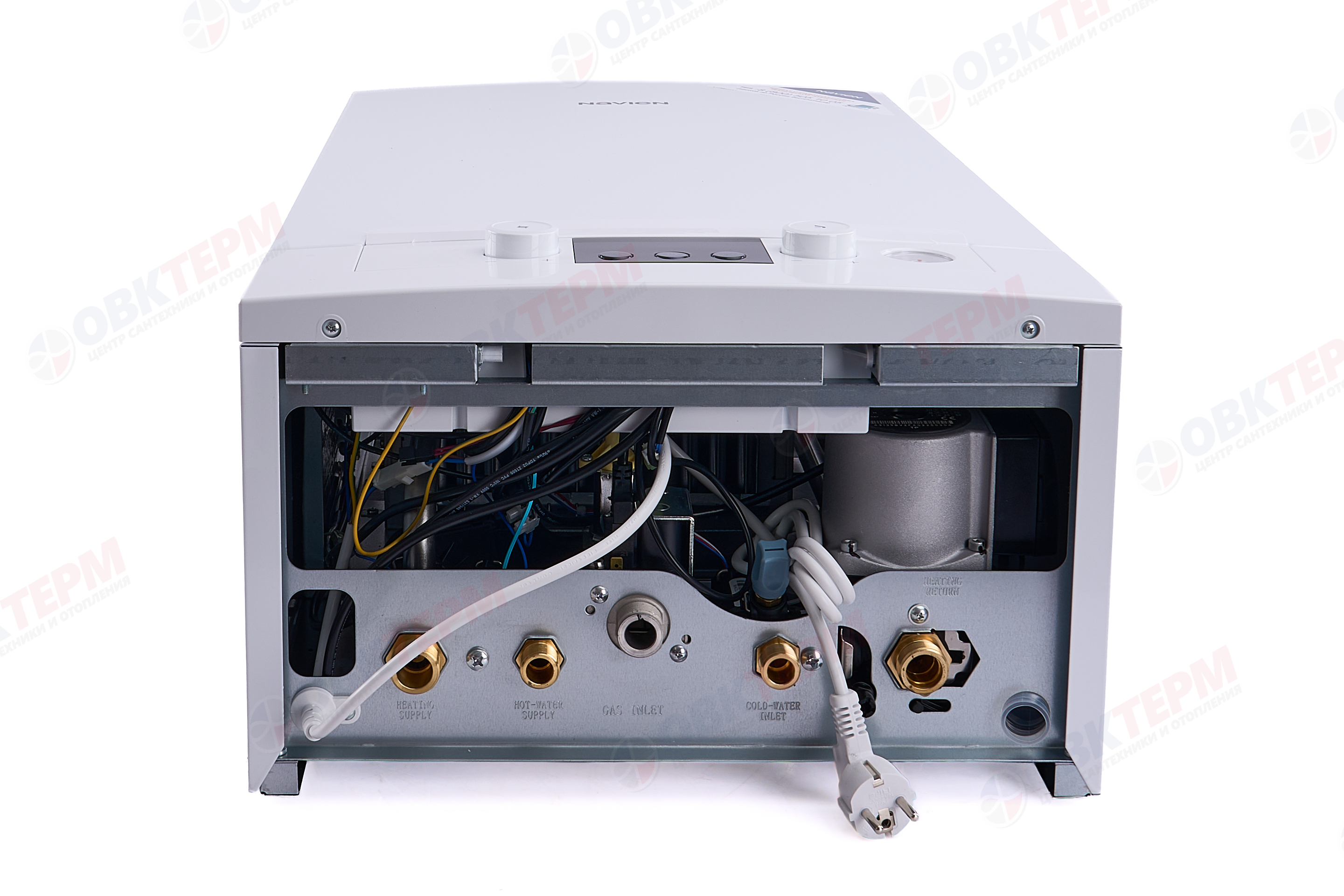 Котел газовый настенный NAVIEN  NGB150-24A (24 кВт, 2-х конт, дым) - Изображение №5