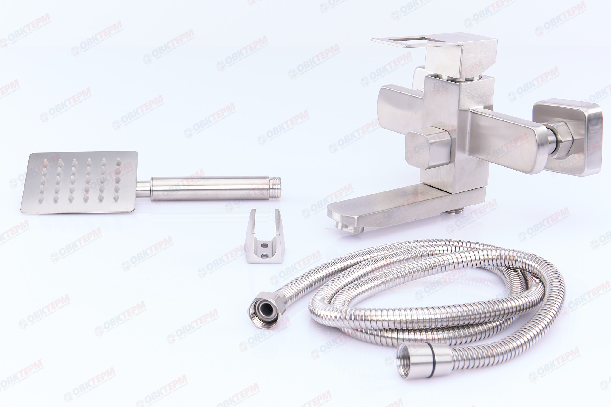 Смеситель д/ванны корот. нерж/сталь MIXXUS FIT-009 EURO  (12 шт/ящ) - миниатюра №4