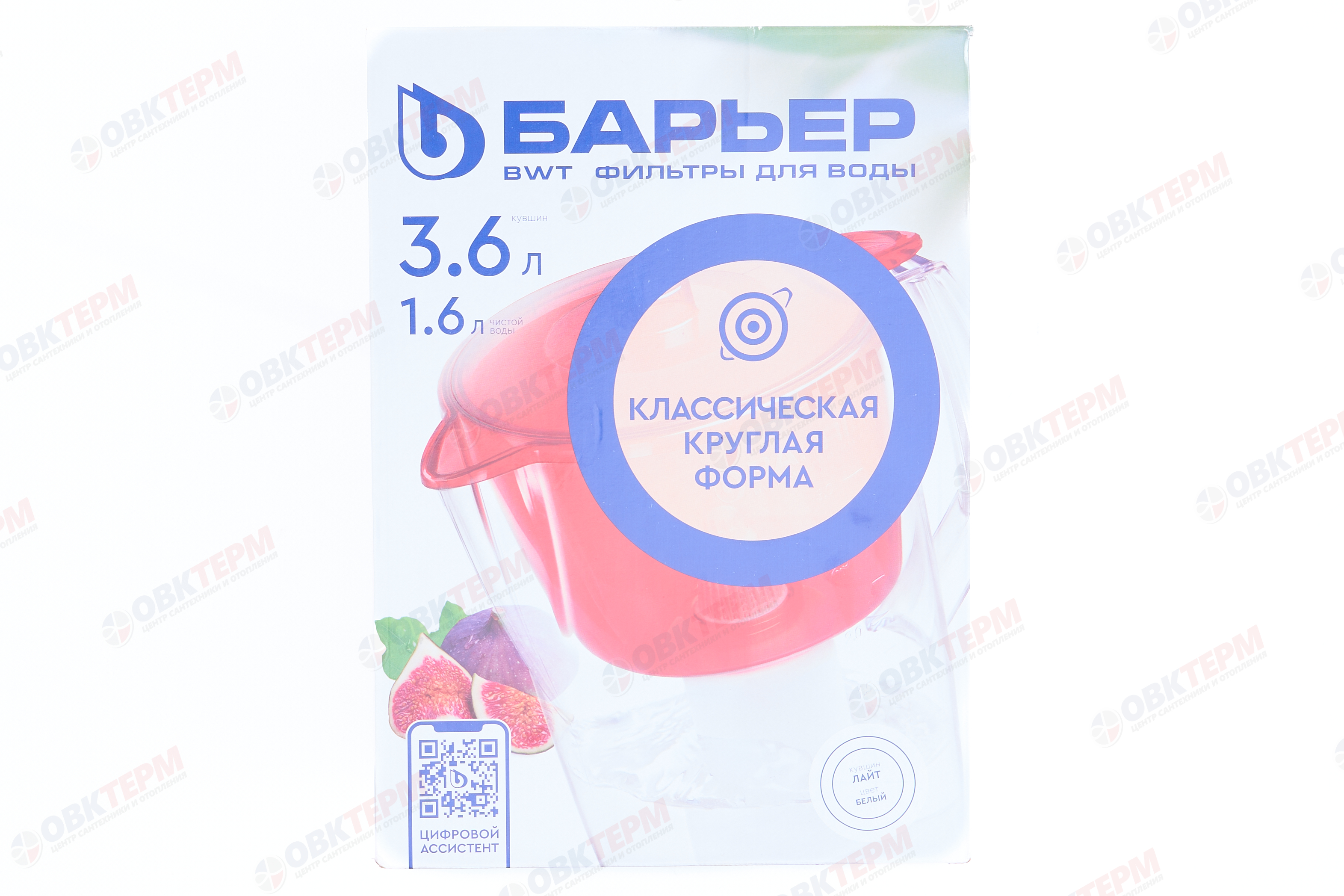 Барьер     Фильтр-кувшин  Лайт   (белый)  3,6 л  (4 шт) - миниатюра №9