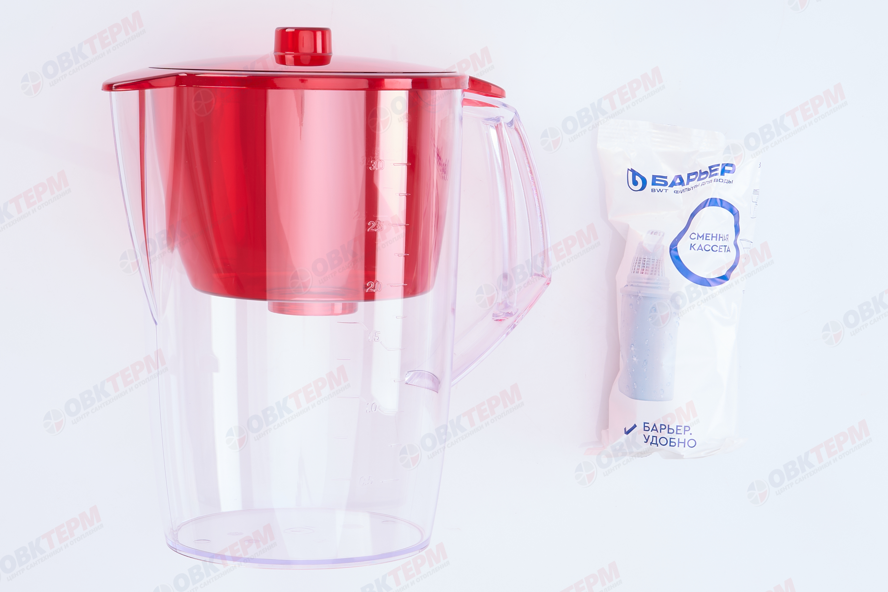 Барьер     Фильтр-кувшин  Лайт   (красный)  3,6 л  (4 шт) - Изображение №5