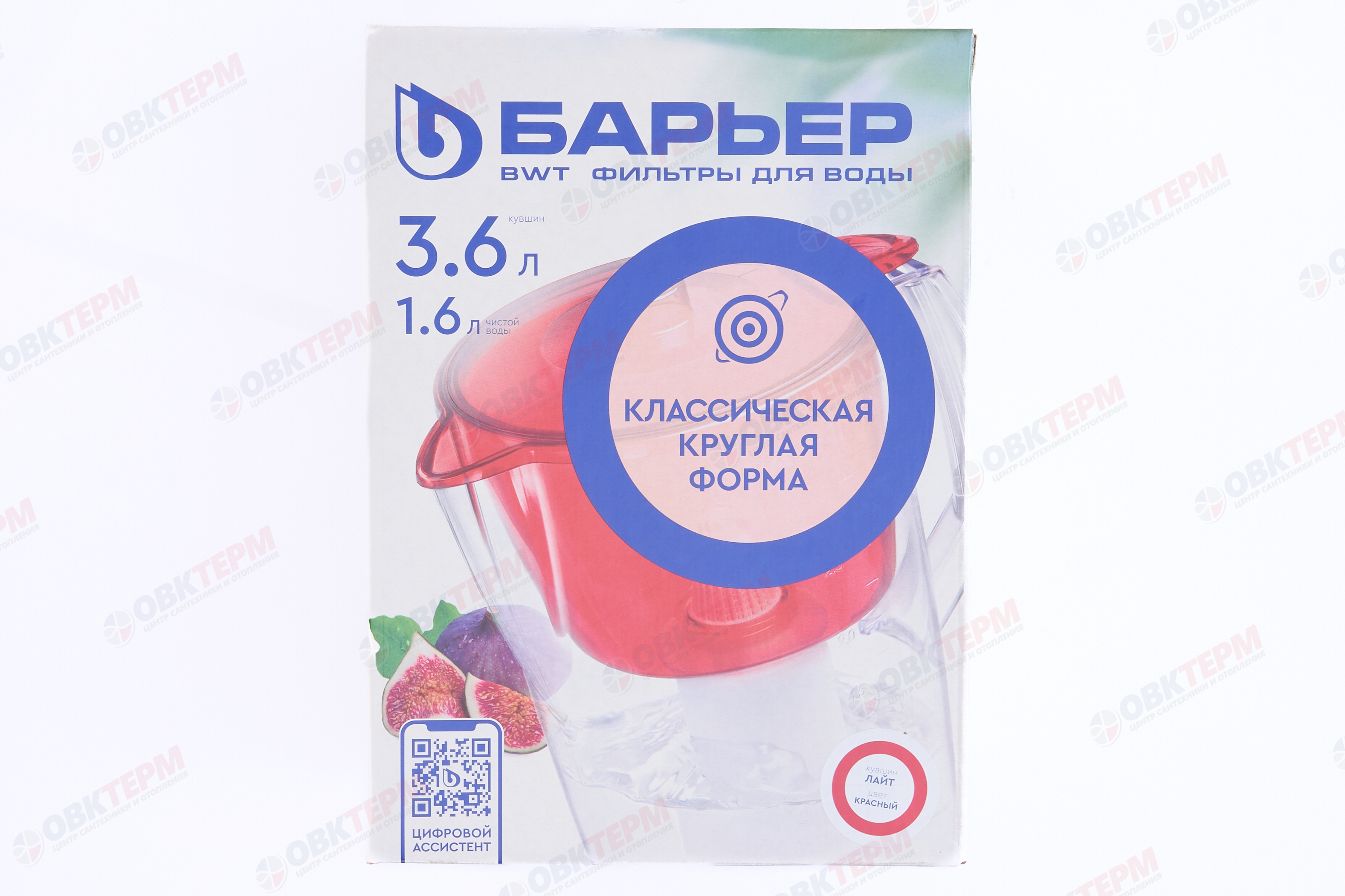 Барьер     Фильтр-кувшин  Лайт   (красный)  3,6 л  (4 шт) - миниатюра №8