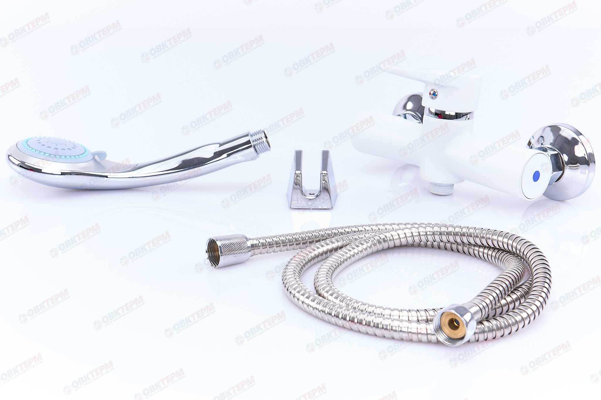 Смеситель д/душ.кабины ZERIX PUD5 045 WHITE (10 шт/ящ) - миниатюра №2