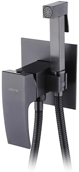 Смеситель с гигиеническим душем GAPPO G7207-9 латунь /оружейная сталь - Изображение №1