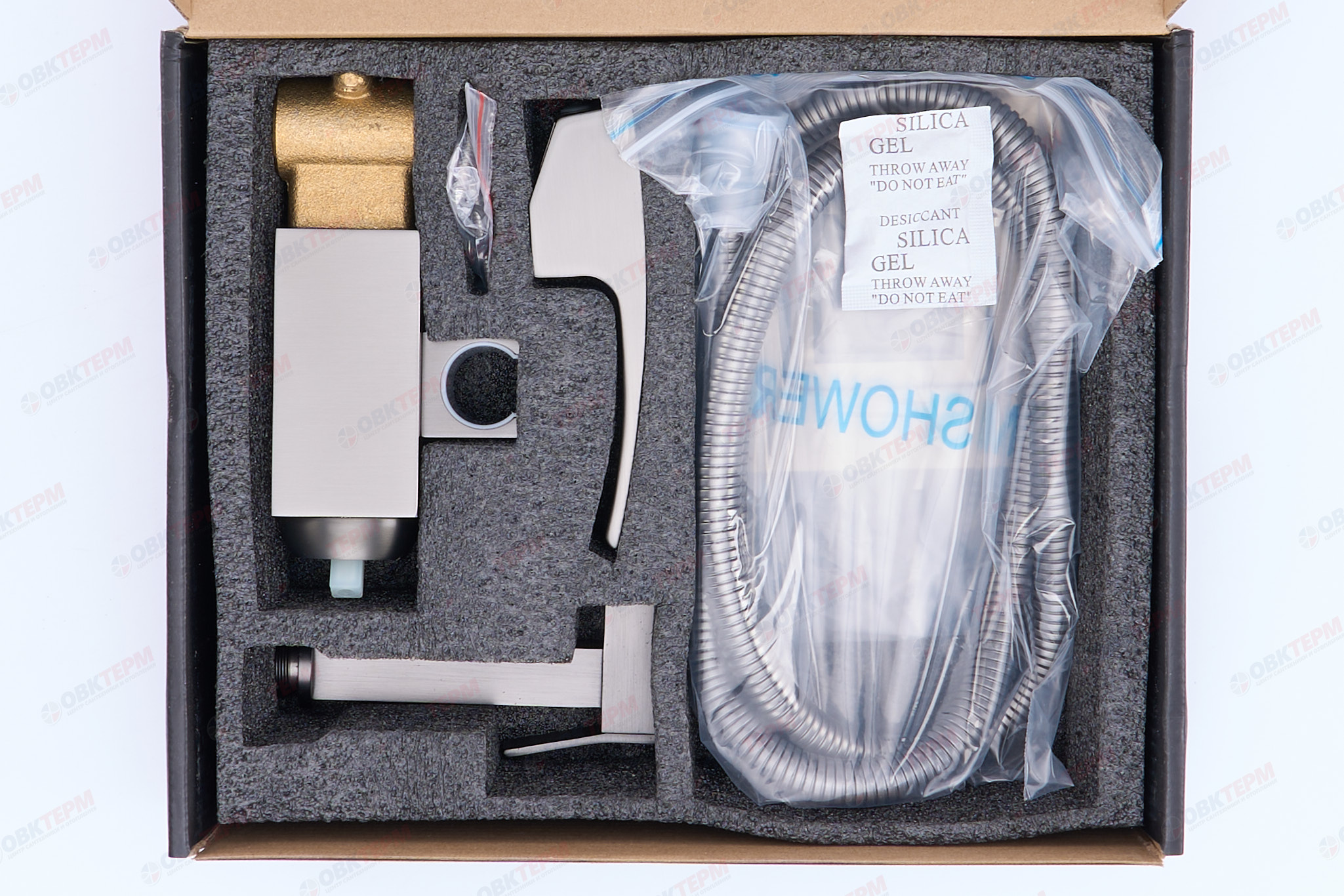 Смеситель с гигиеническим душем GAPPO G7207-9 латунь /оружейная сталь - Изображение №5