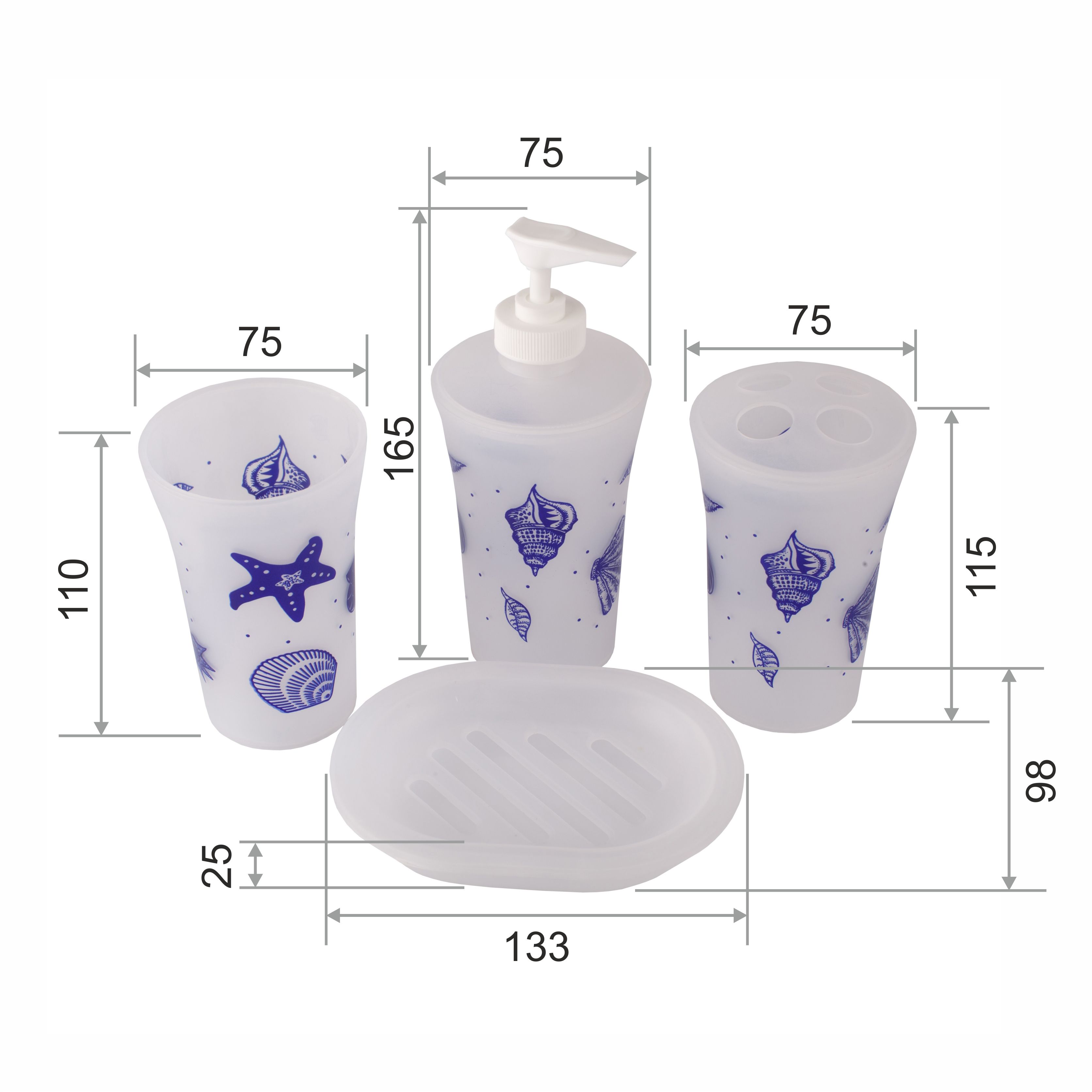 Набор Delphinium "Ракушки", пластик - Изображение №2