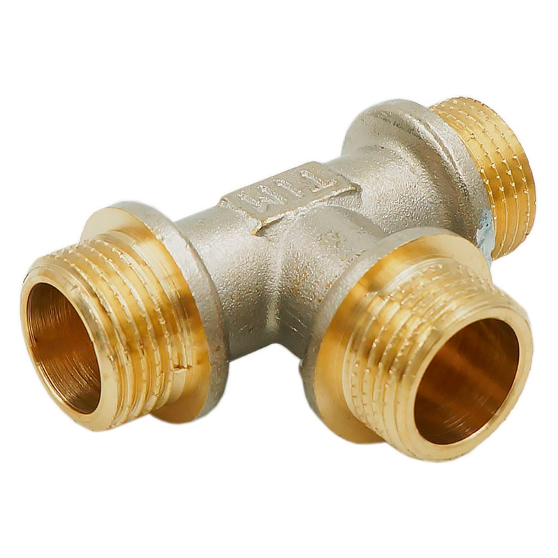 Тройник    3/4" ннн  Никель ZEISSLER                 (50/5) - Изображение №2