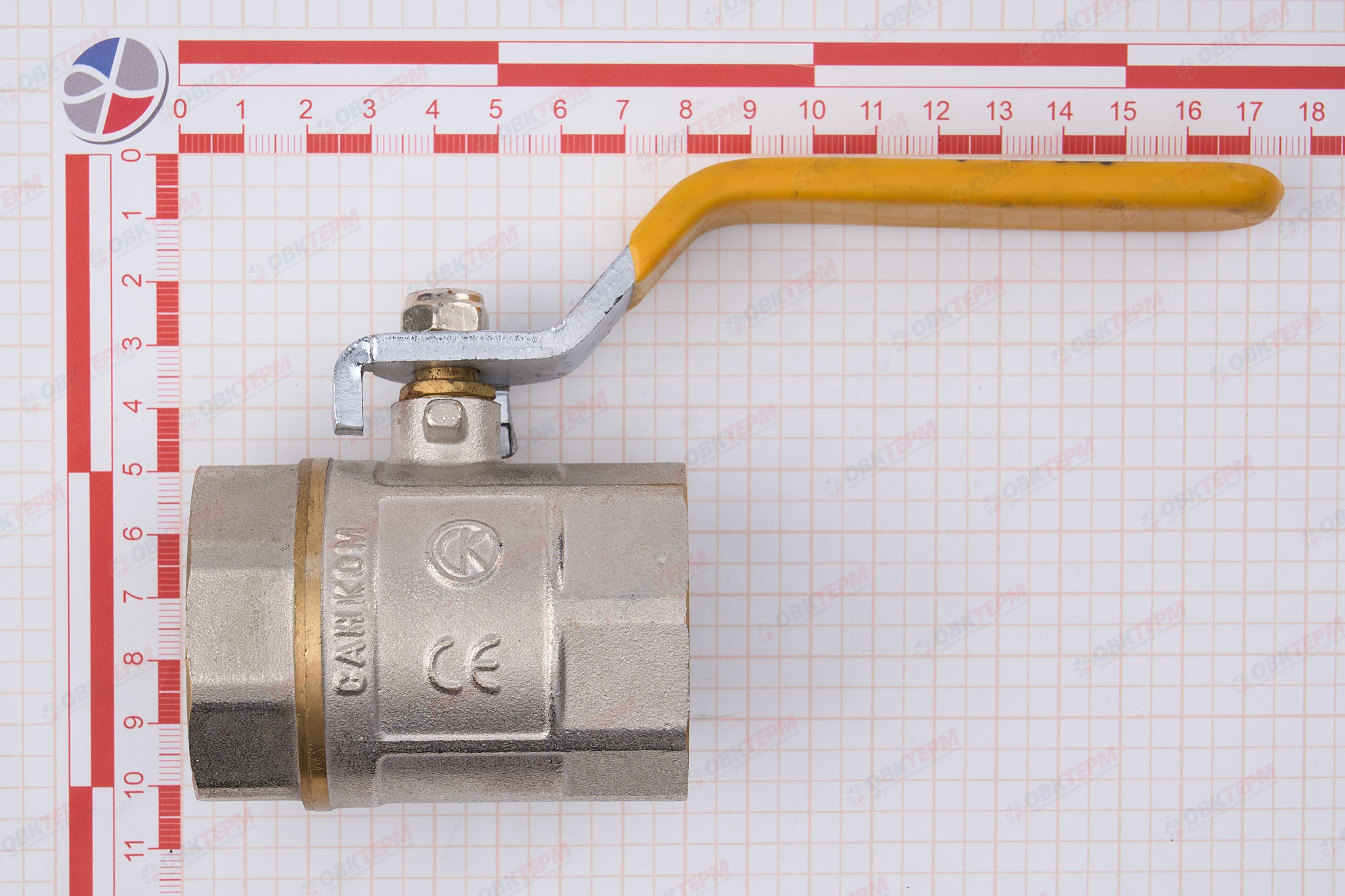Кран шаровый     ТСМ   1 1/2"  ВВ      ГАЗОВЫЙ   (40/4) - миниатюра №7