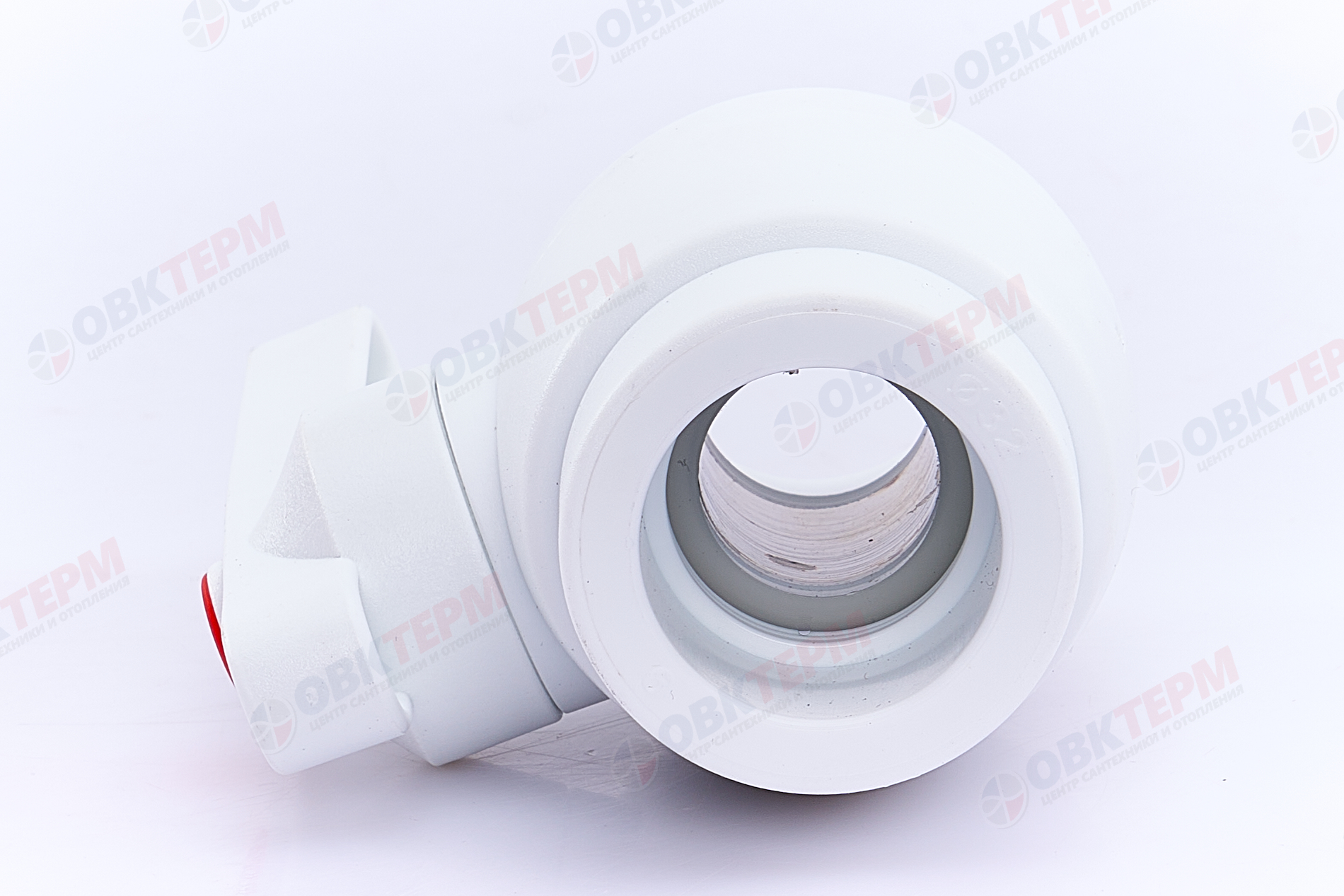 Кран  шаровый  полнопроходной 32  (латунный  шар)    БЕЛЫЙ PP-R   (RTP)    (20/1) - Изображение №3