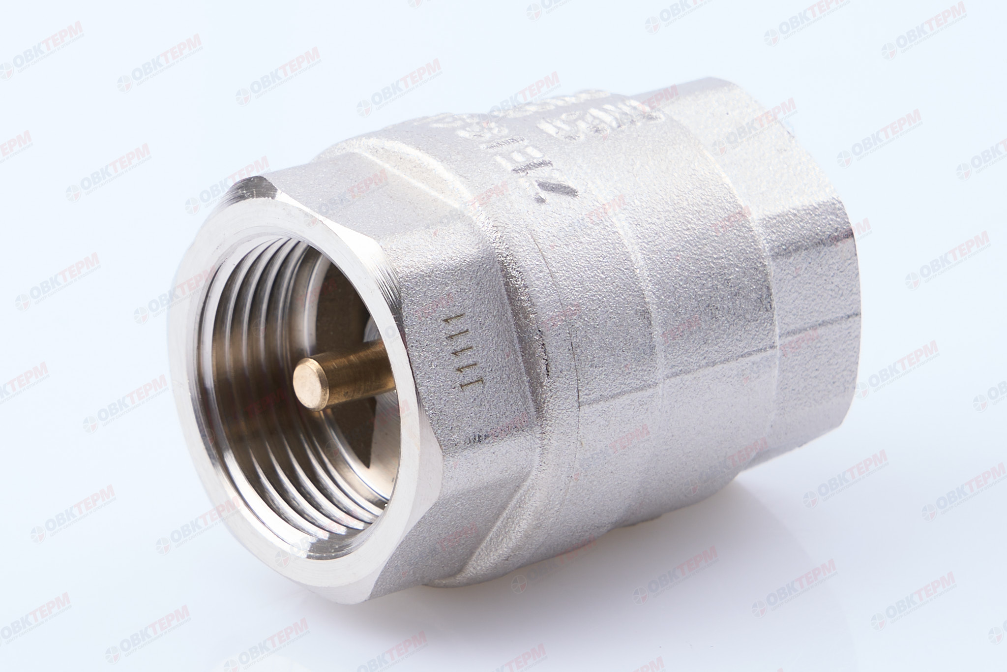 Клапан обратный    ZEISSLER  никелированный     3/4"   (1/50) - Изображение №1
