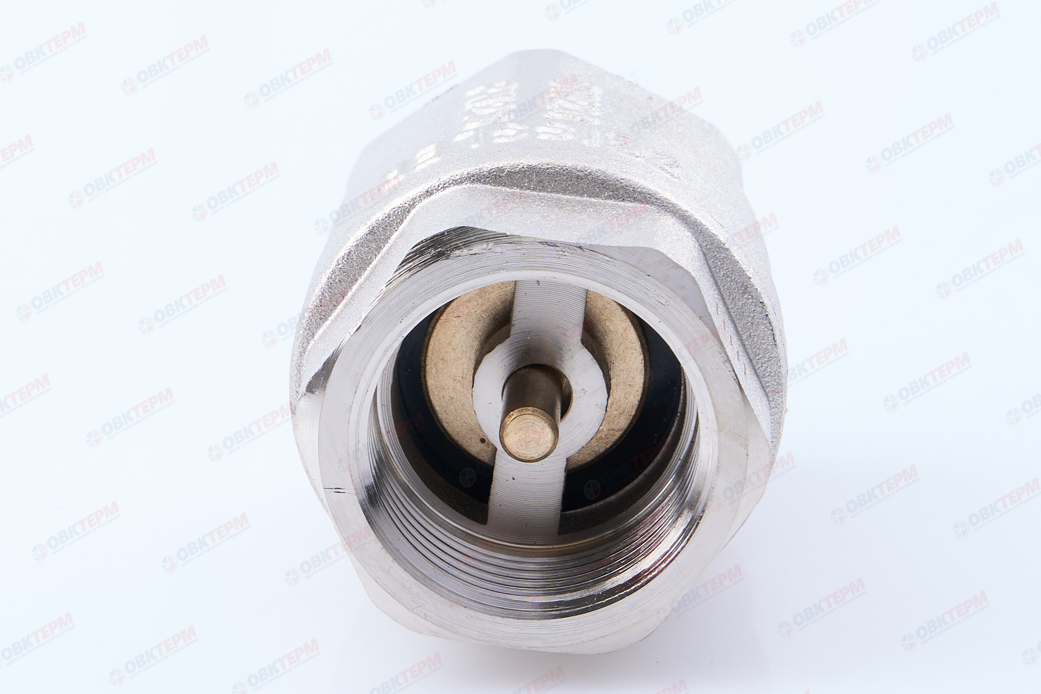 Клапан обратный    ZEISSLER  никелированный     3/4"   (1/50) - Изображение №3