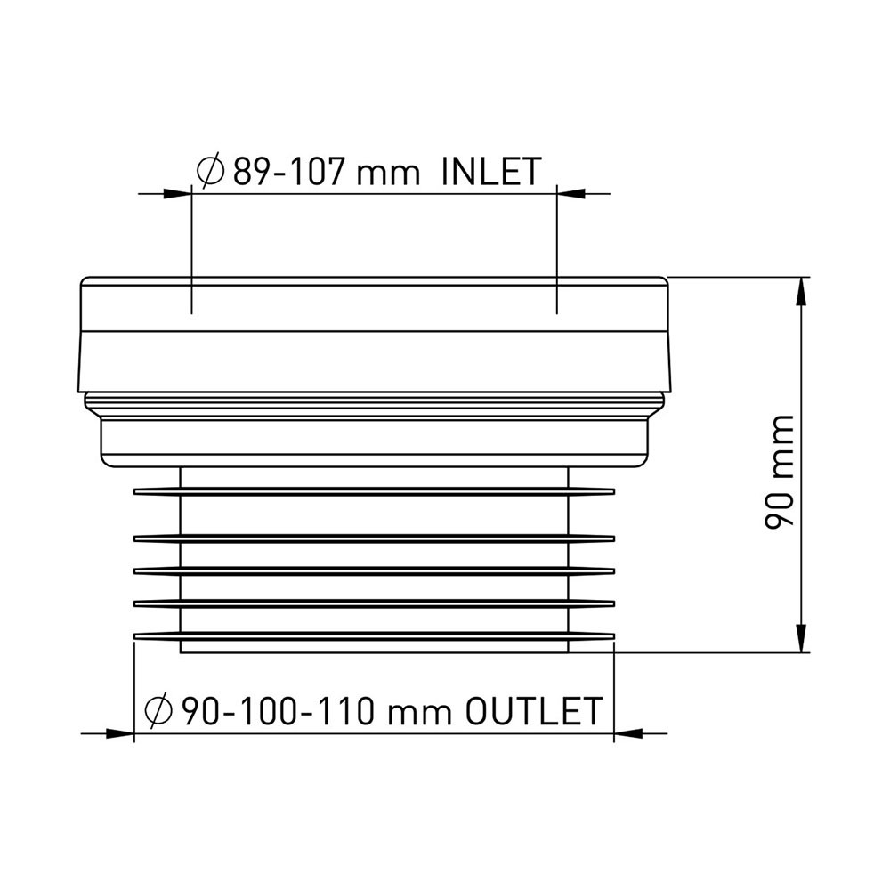 NOVA манжета для унитаза прямая 7150 (1шт/50упак) - Изображение №2