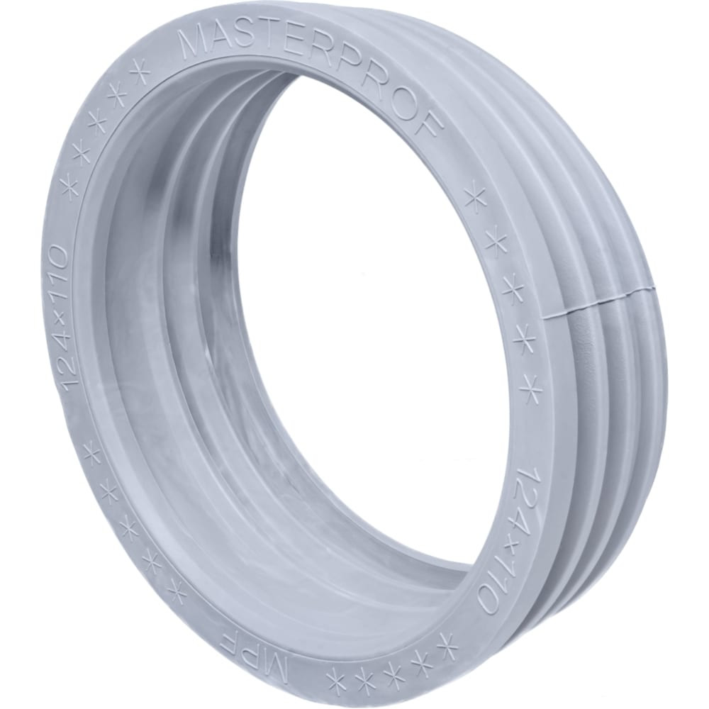 Манжета для канализации серая ТЭП 124х110 MPF (50шт) - Изображение №1